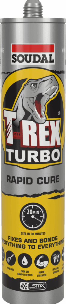 Soudal T Rex Turbo Rapid Cure Adhesive - Box of 12