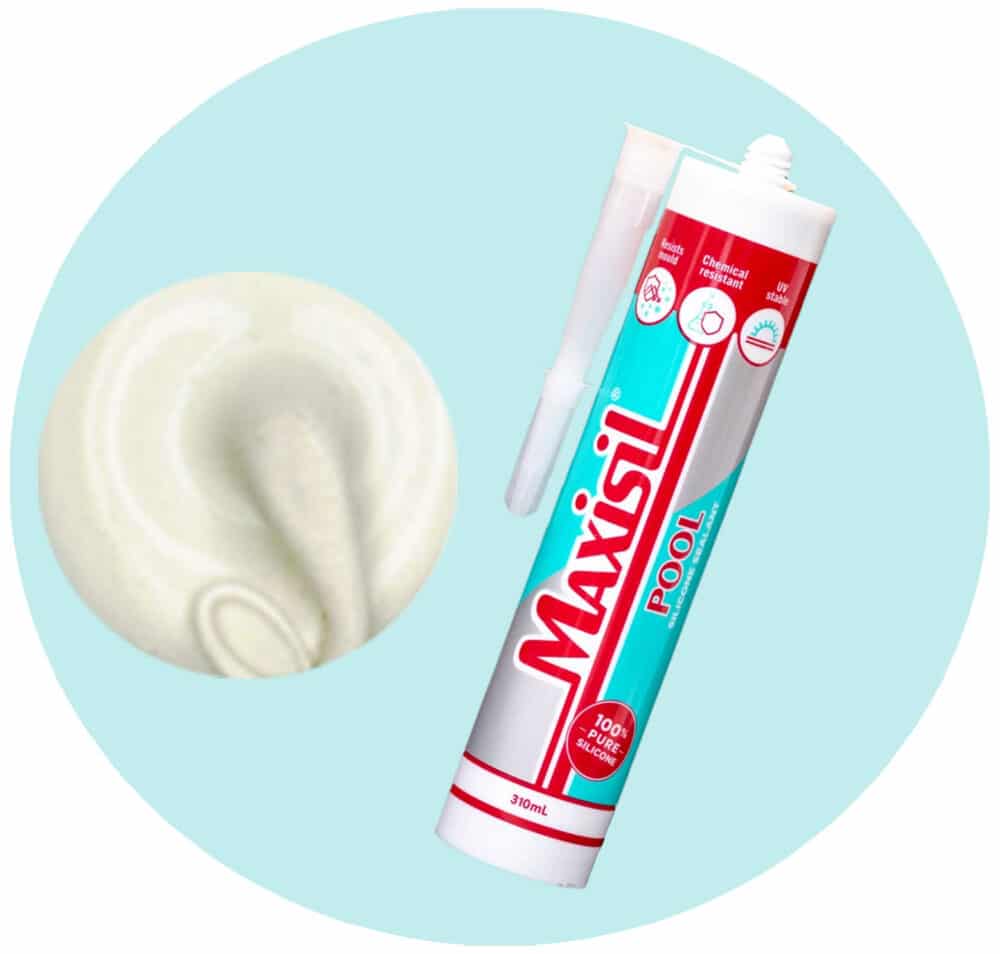 Maxisil Pool Underwater Silicone Sealant - P2 Off White - Single Item Variation