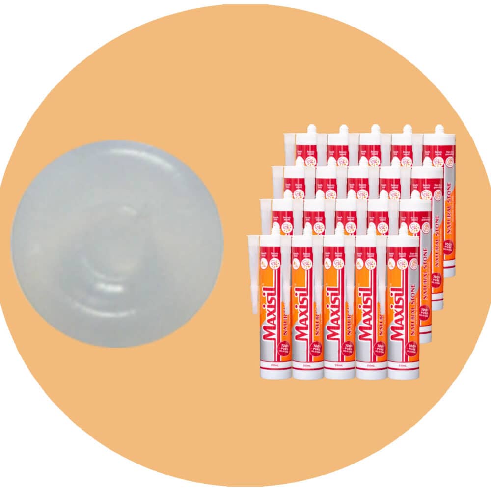 Maxisil N Natural Stone Silicone - N1 Clear - Box of 20 Variation