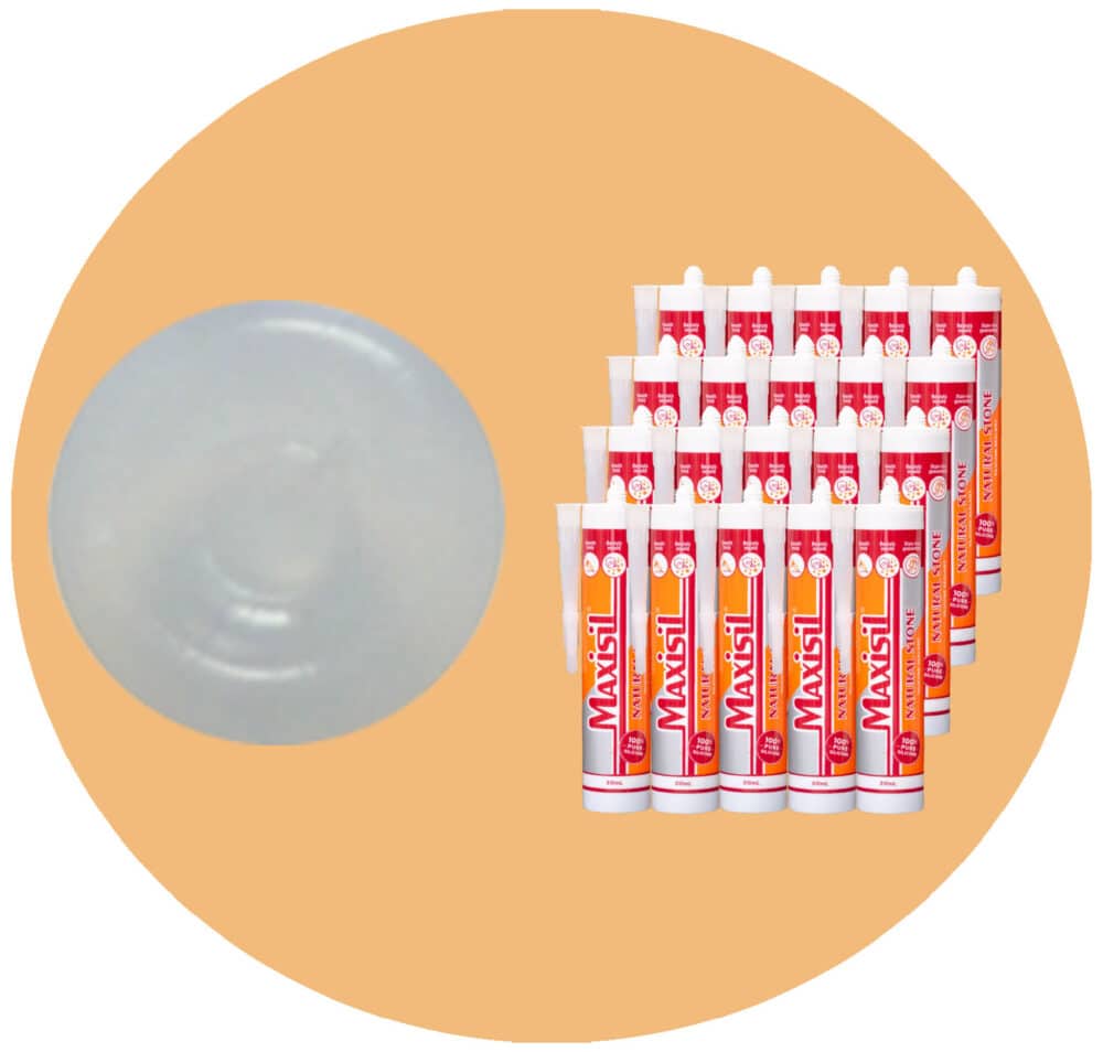 Maxisil N Natural Stone Silicone - N1 Clear - Box of 20 Variation