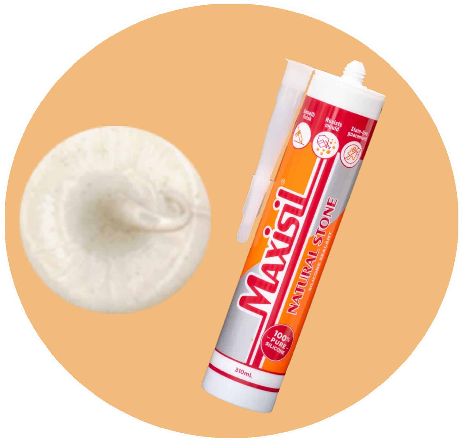 Maxisil N Natural Stone Silicone - N3 Alabaster - Single Item Variation