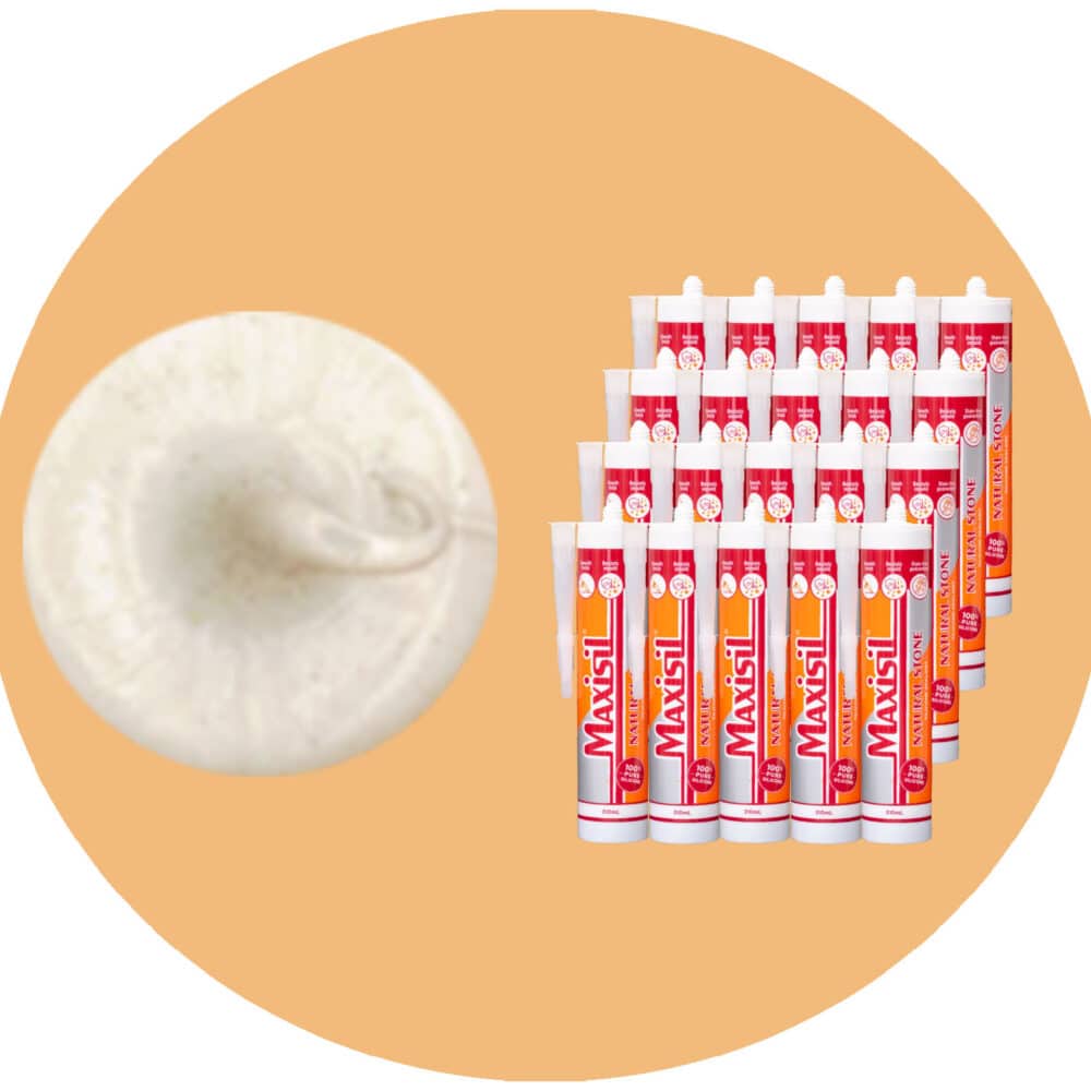 Maxisil N Natural Stone Silicone - N3 Alabaster - Box of 20 Variation