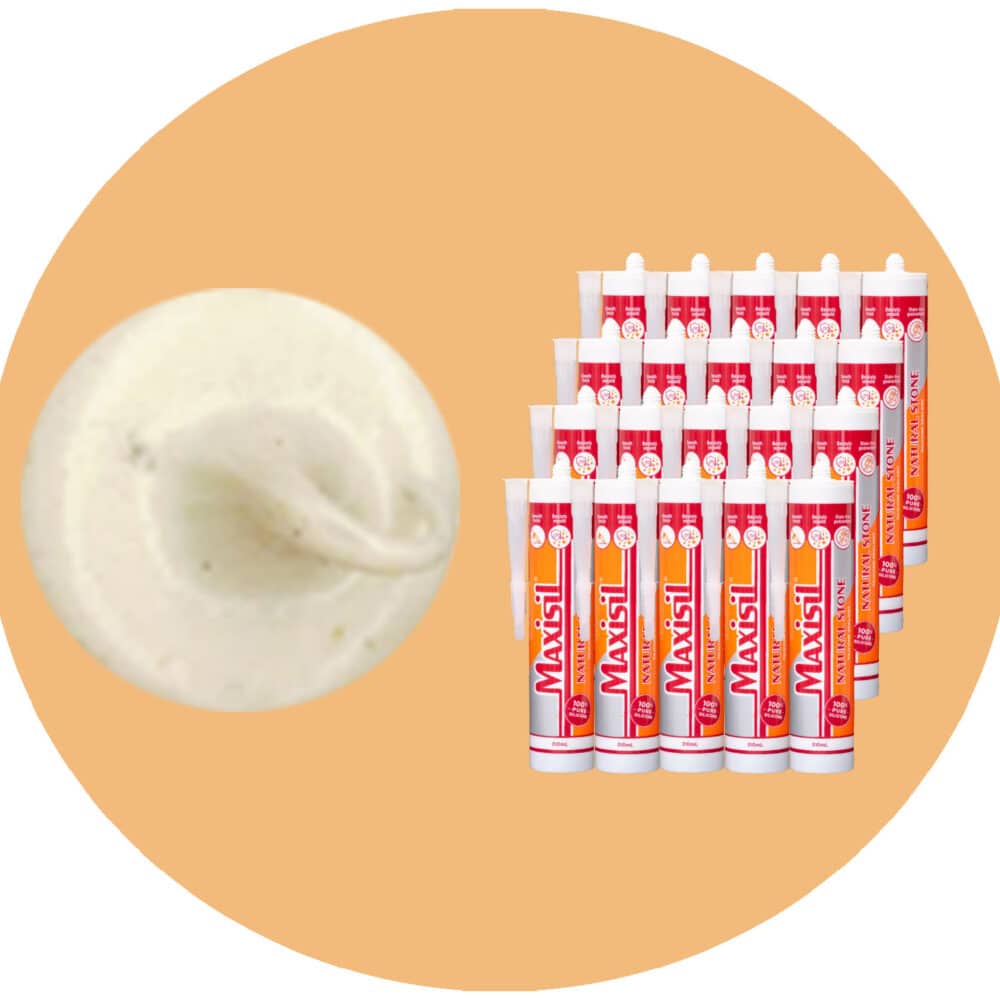 Maxisil N Natural Stone Silicone - N4 Vanilla - Box of 20 Variation