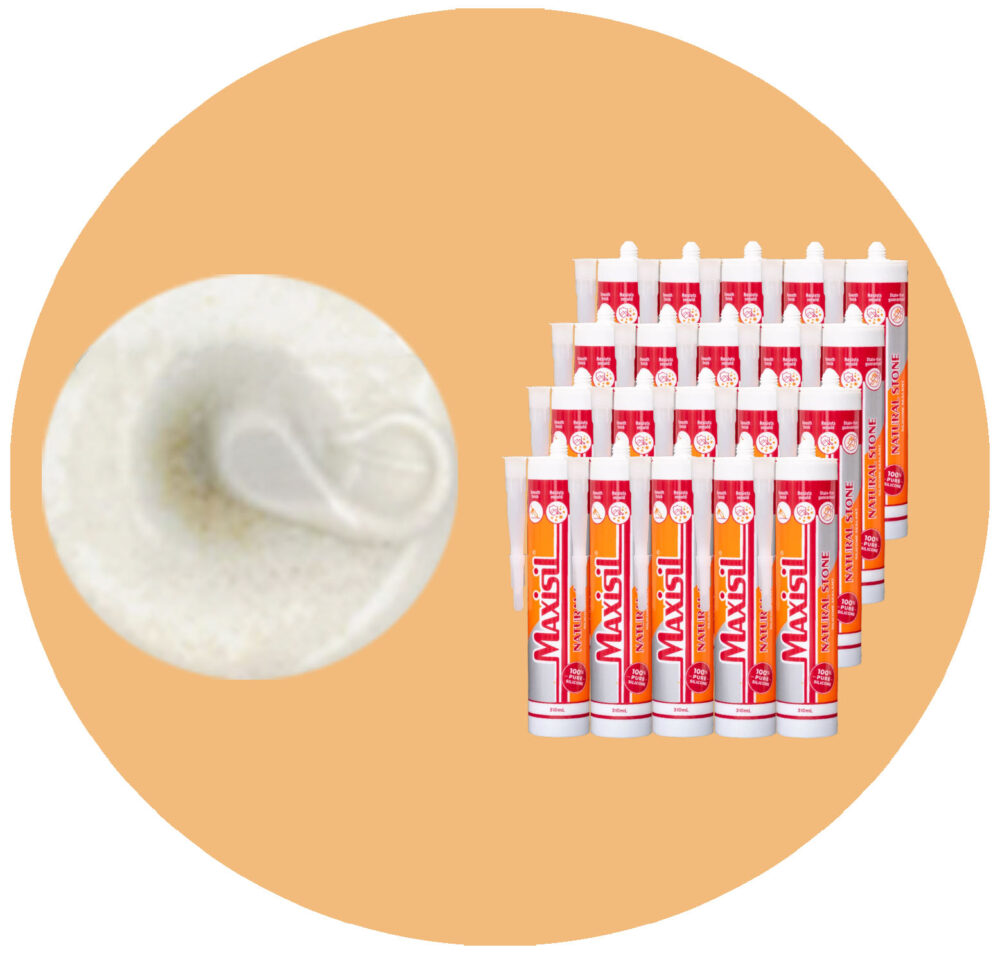 Maxisil N Natural Stone Silicone - N11 Light Grey - Box of 20 Variation