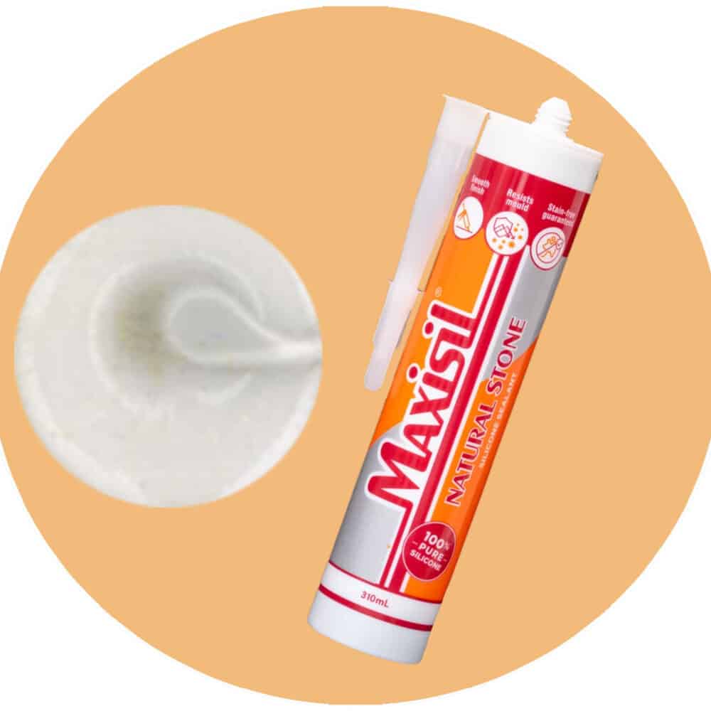 Maxisil N Natural Stone Silicone - N12 Pearl Grey - Single Item Variation