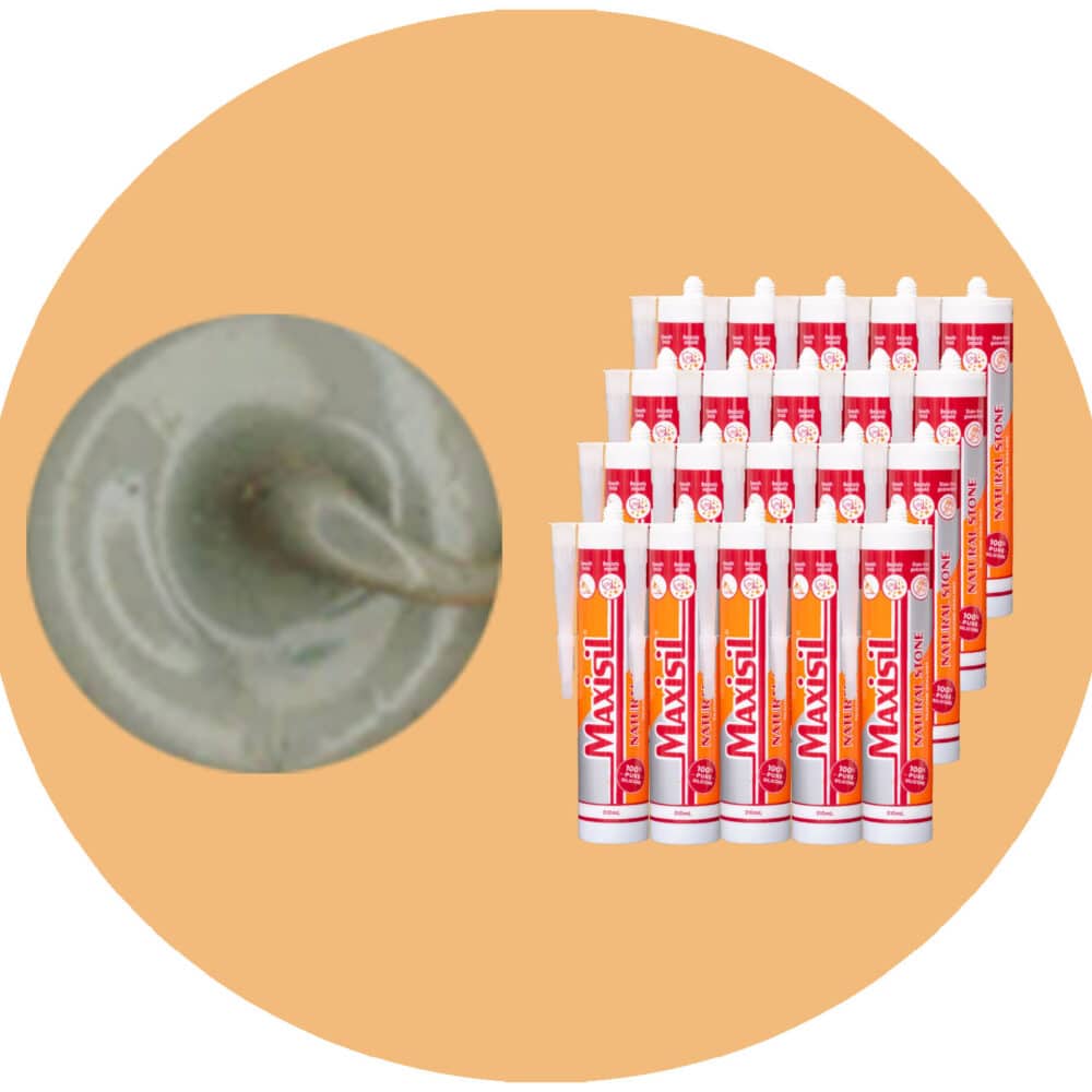 Maxisil N Natural Stone Silicone - N15 Grey - Box of 20 Variation