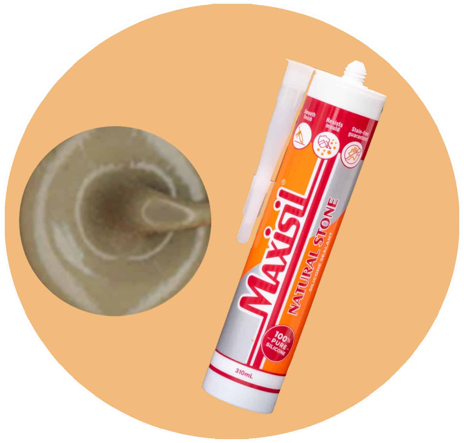 Maxisil N Natural Stone Silicone - N28 Havana - Single Item Variation