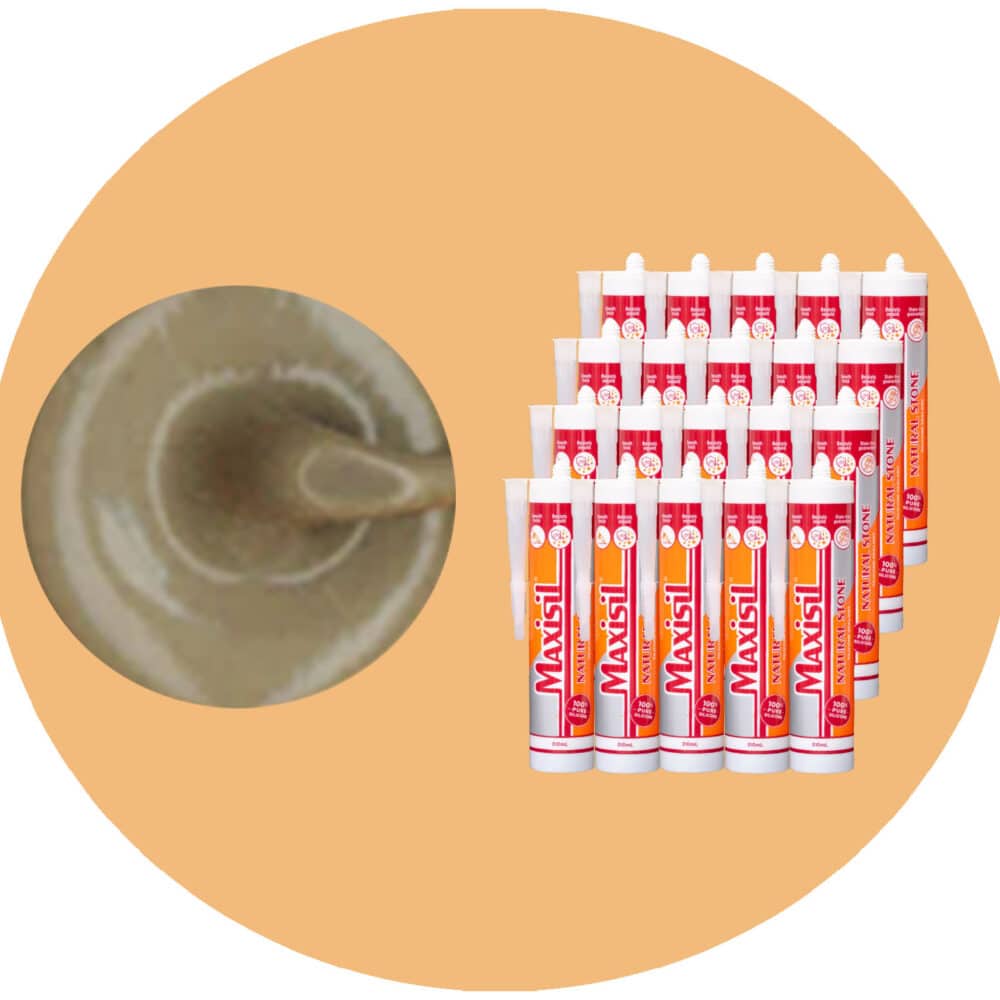 Maxisil N Natural Stone Silicone - N28 Havana - Box of 20 Variation
