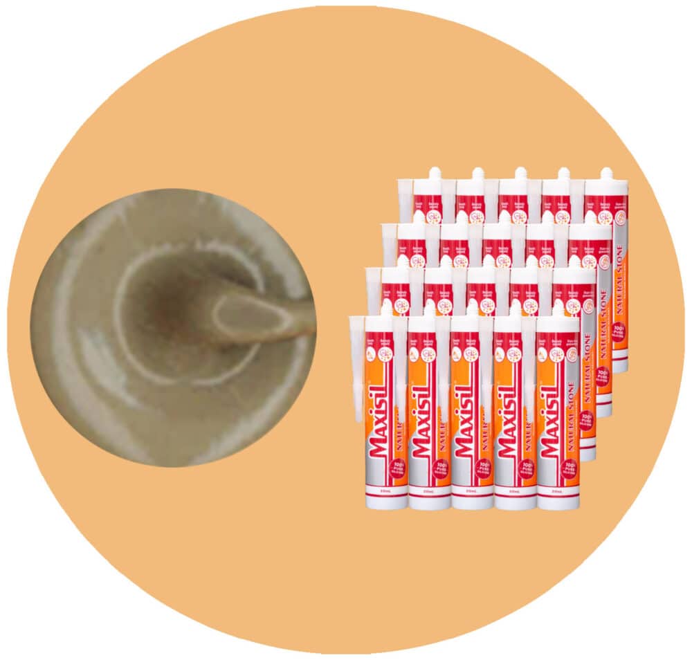 Maxisil N Natural Stone Silicone - N28 Havana - Box of 20 Variation