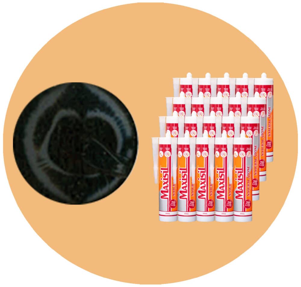 Maxisil N Natural Stone Silicone - N17 Anthracite - Box of 20 Variation