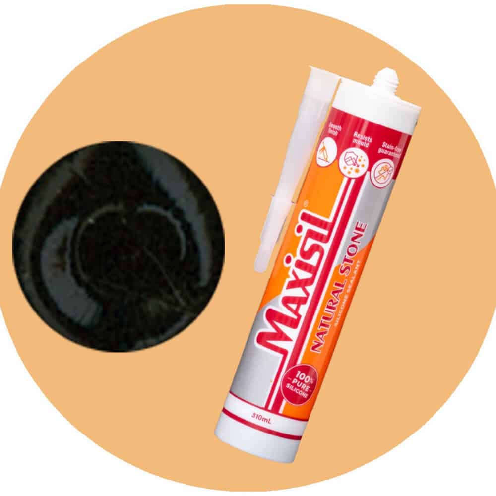 Maxisil N Natural Stone Silicone - N18 Black - Single Item Variation