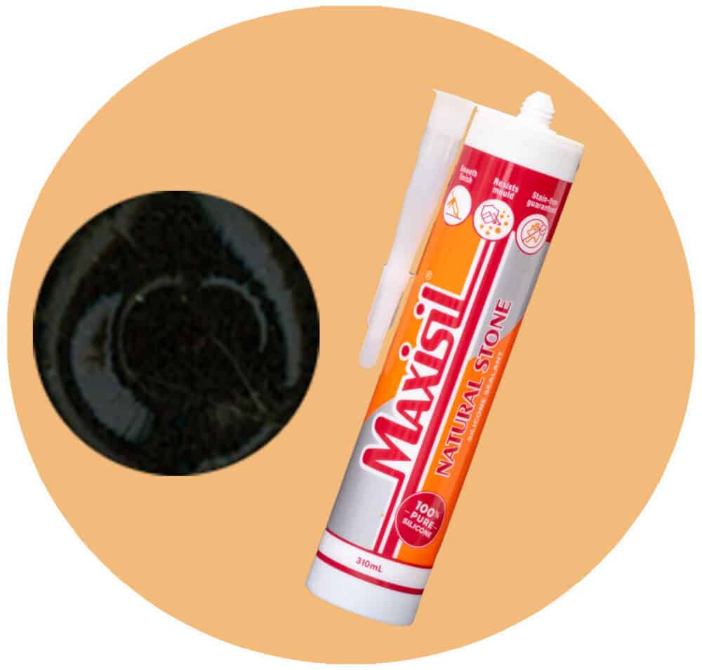 Maxisil N Natural Stone Silicone - N18 Black - Single Item Variation
