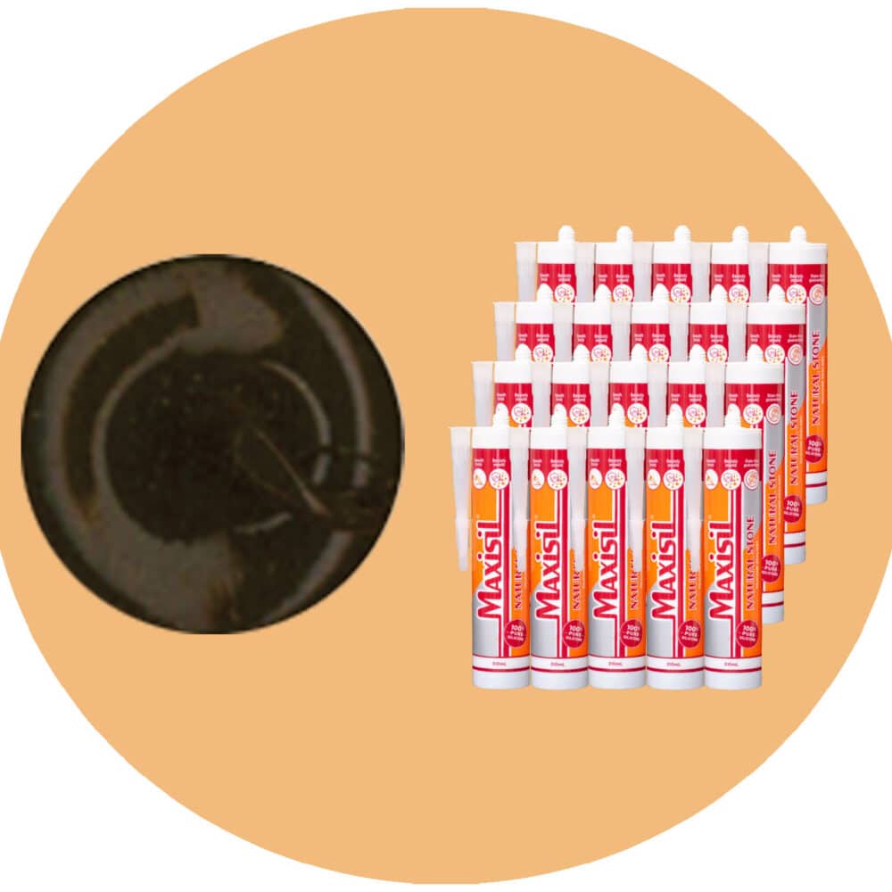 Maxisil N Natural Stone Silicone - N9 Brown - Box of 20 Variation
