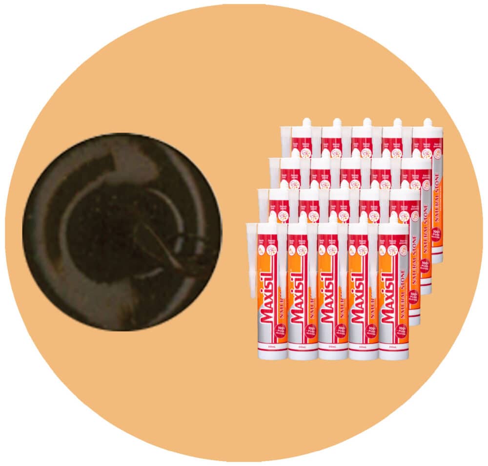 Maxisil N Natural Stone Silicone - N9 Brown - Box of 20 Variation
