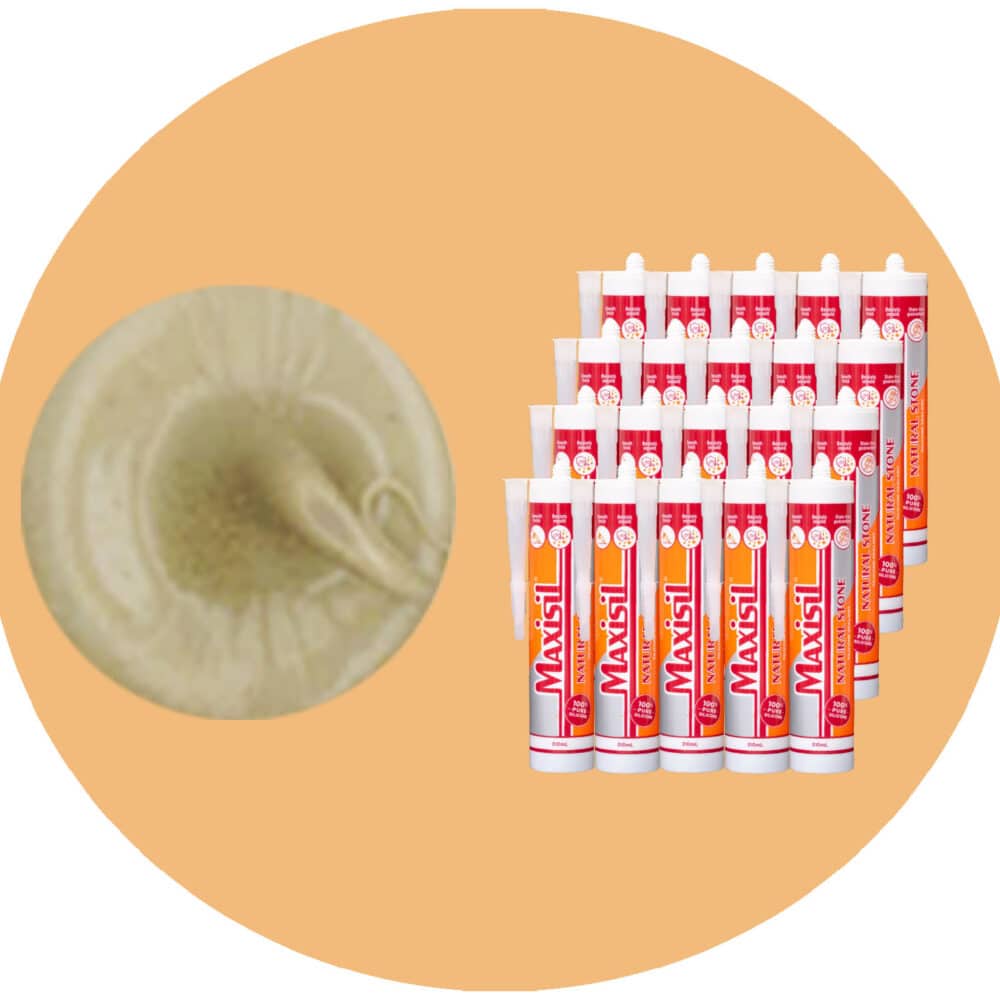 Maxisil N Natural Stone Silicone - N6 Beige - Box of 20 Variation