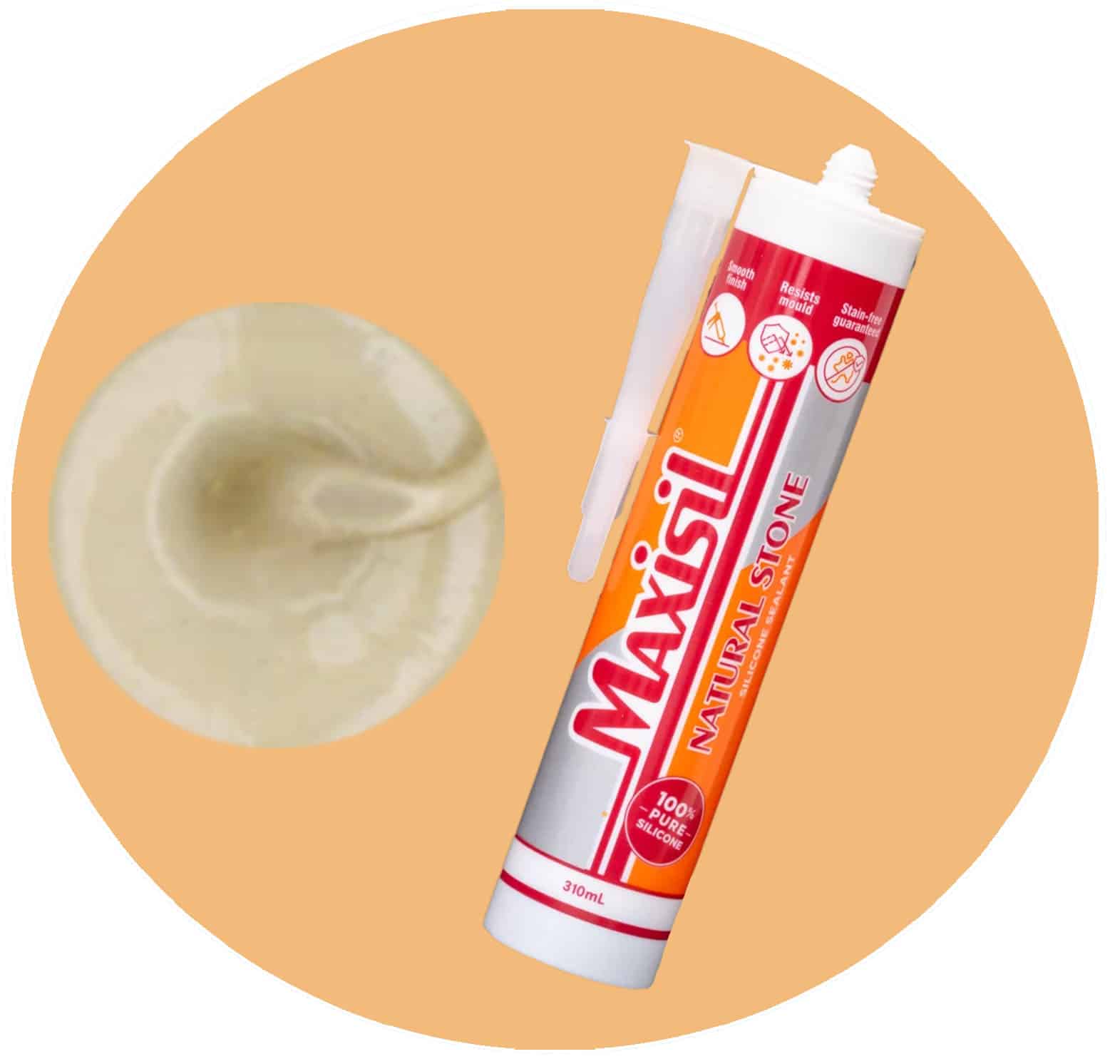 Maxisil N Natural Stone Silicone - N27 Travertine - Single Item Variation