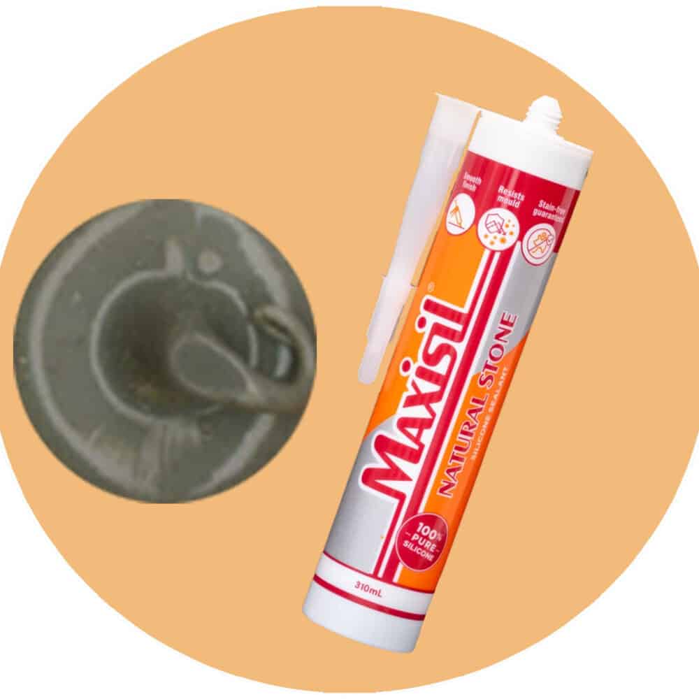 Maxisil N Natural Stone Silicone - N33 Matte Dark Grey - Single Item Variation