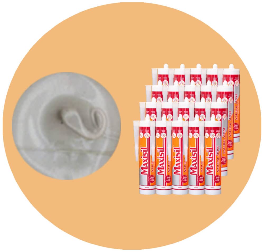 Maxisil N Natural Stone Silicone - N34 Matte Manhattan - Box of 20 Variation