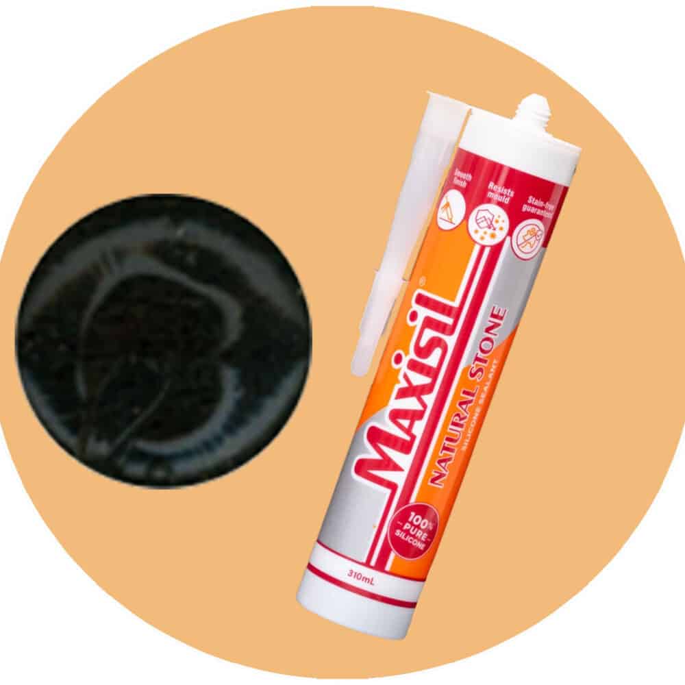 Maxisil N Natural Stone Silicone - N30 Matte Black - Single Item Variation