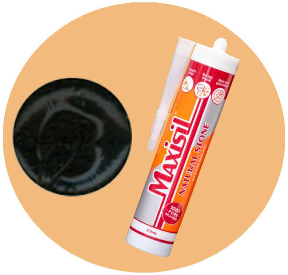 Maxisil N Natural Stone Silicone - N30 Matte Black - Single Item Variation