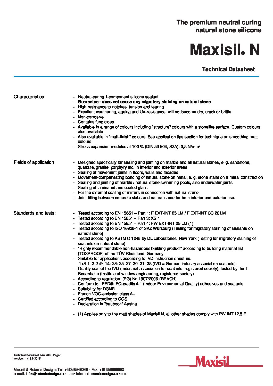Technical Specifications