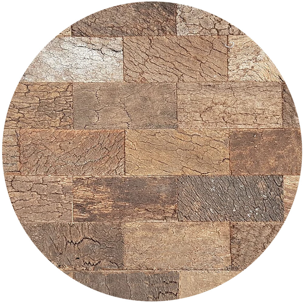CorkArt Cork Wall Panels in Bark Brick Finish - Product Image