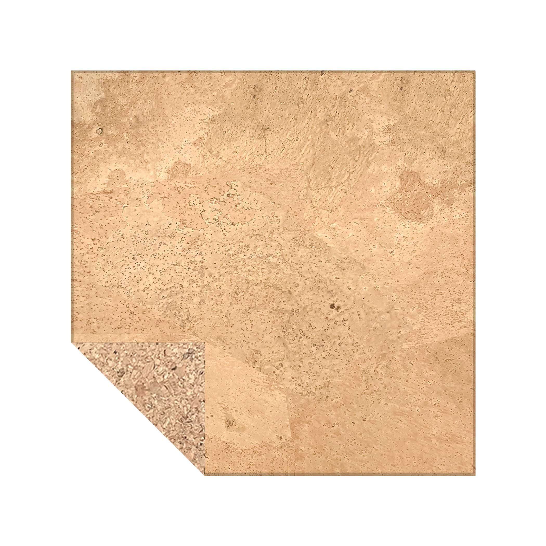 CorkArt Harmony Cork Tiles in Raw Finish - Un-Glued and Bevelled Variation Image