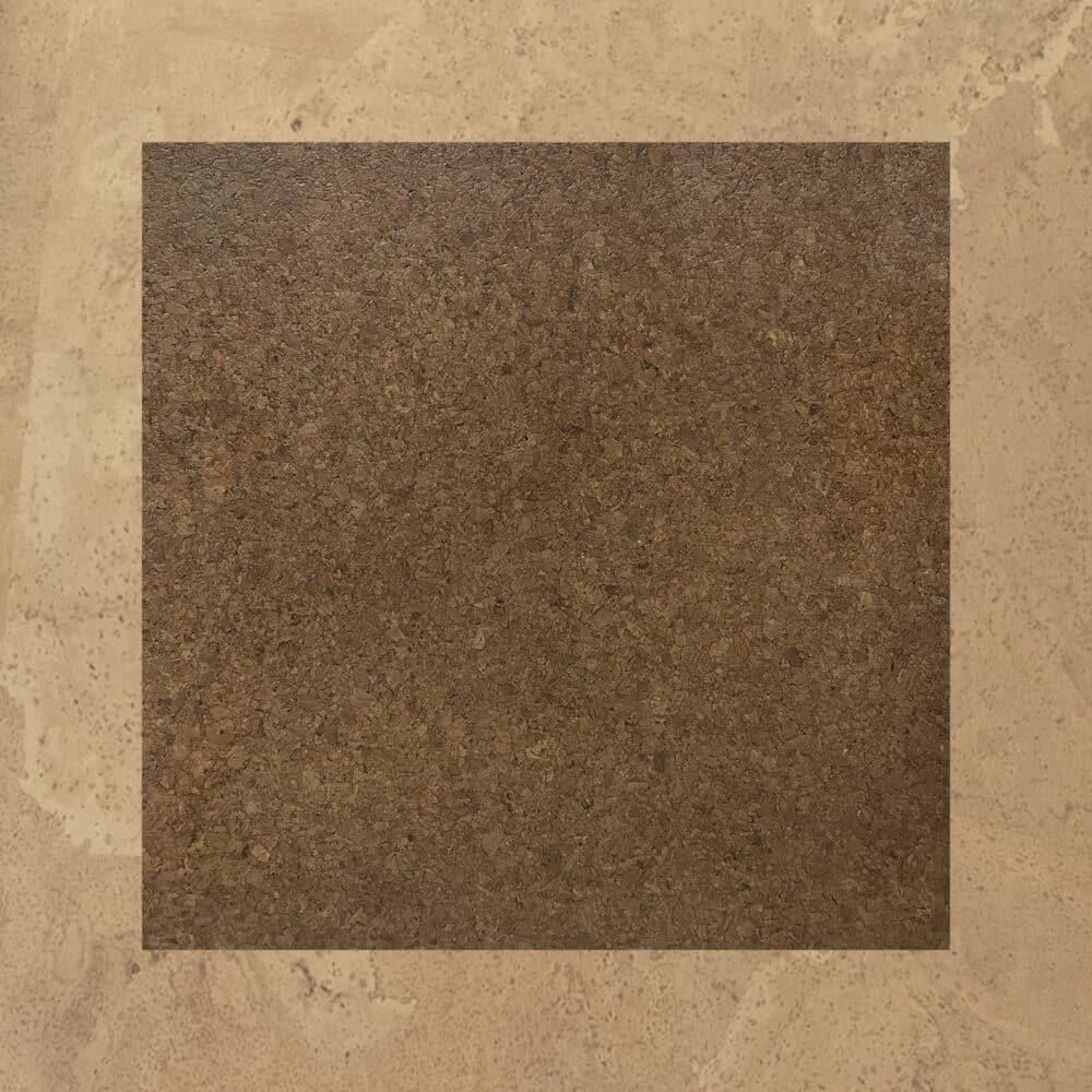 CorkArt Traditional Cork Tiles with Pistachio Finish - 305 x 305 x 6mm Gallery Image