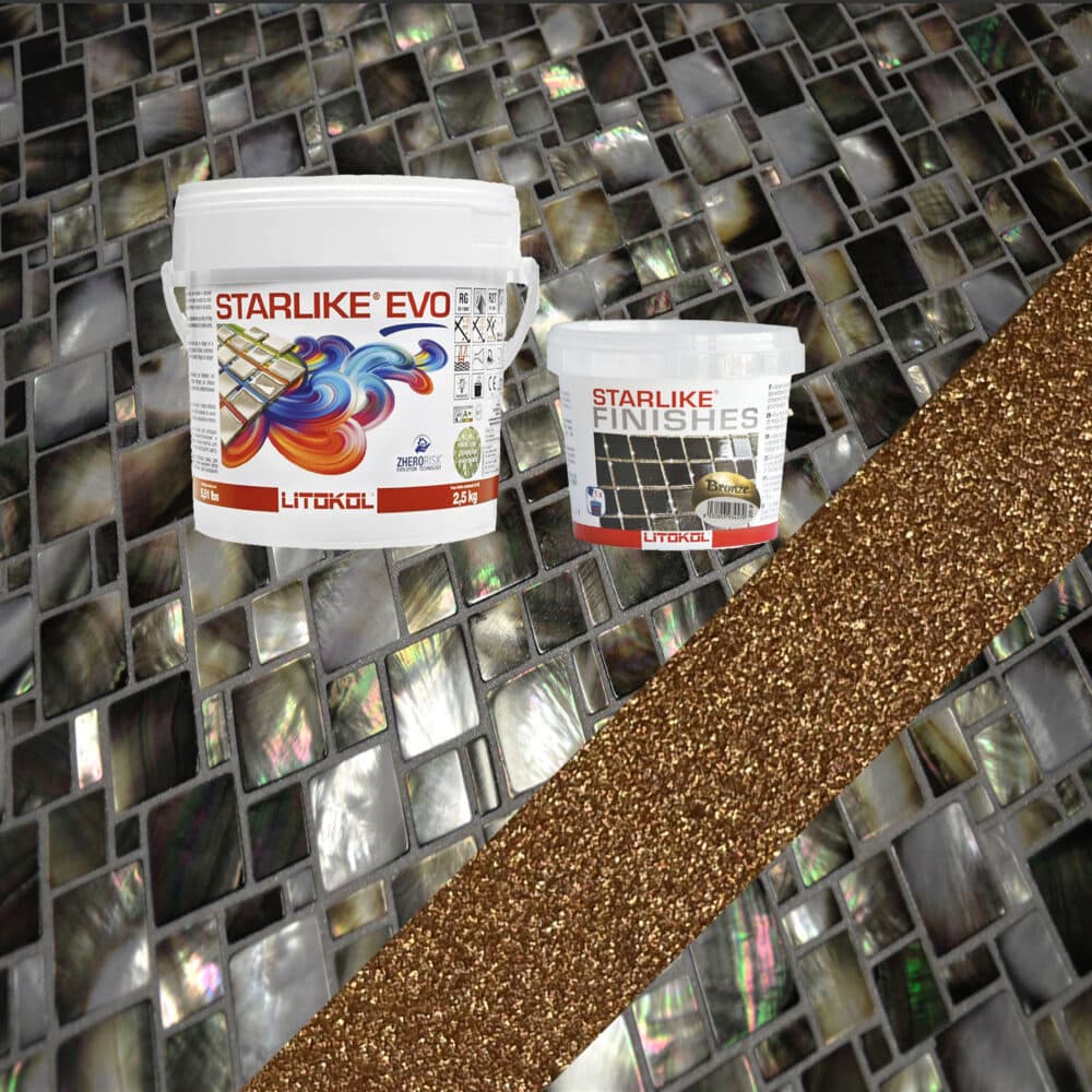 Litokol Starlike EVO Epoxy Grout in Bronze Metallic Finish - Product Image