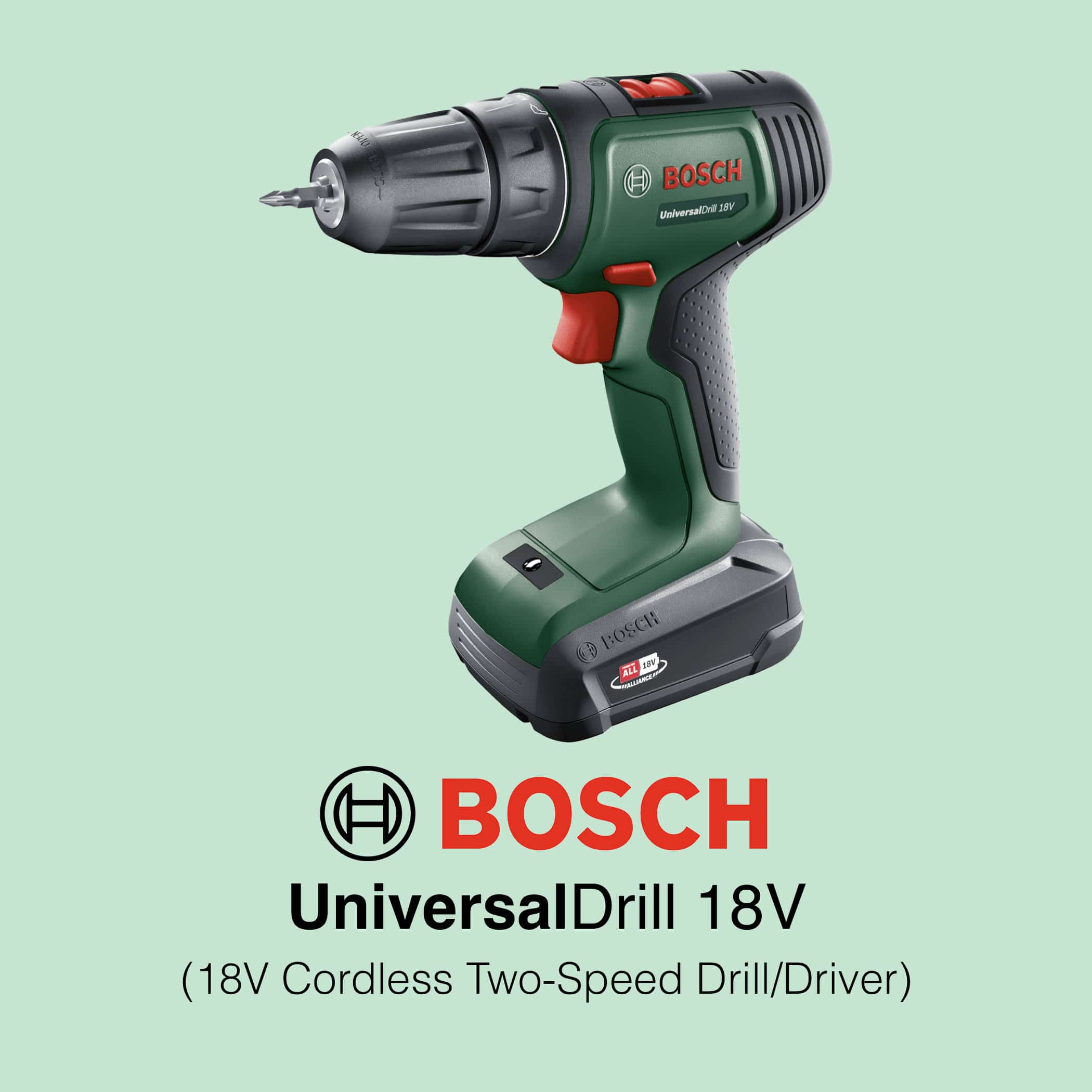 Bosch UniversalDrill 18V - Cordless Two Speed Drill - Image 2