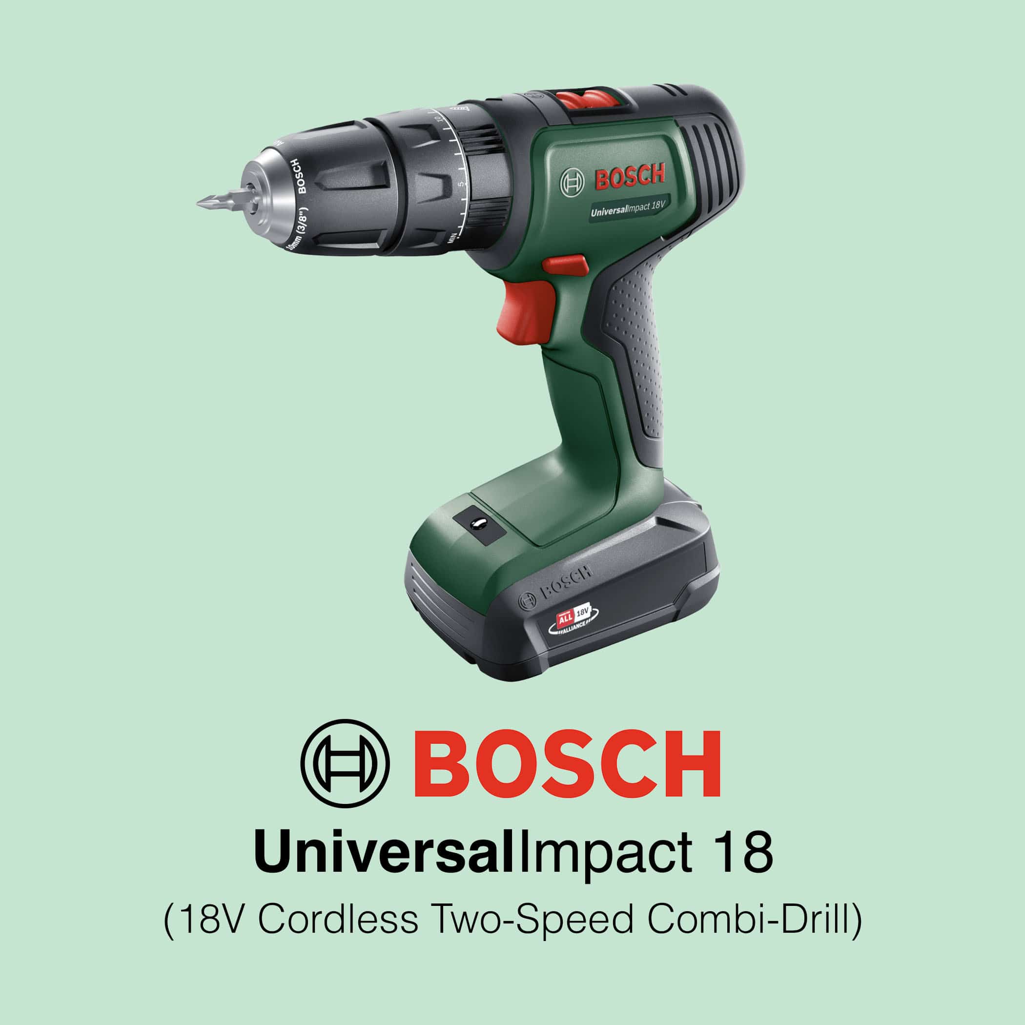 Bosch UniversalImpact 18V - Cordless Combi Drill - Image 2