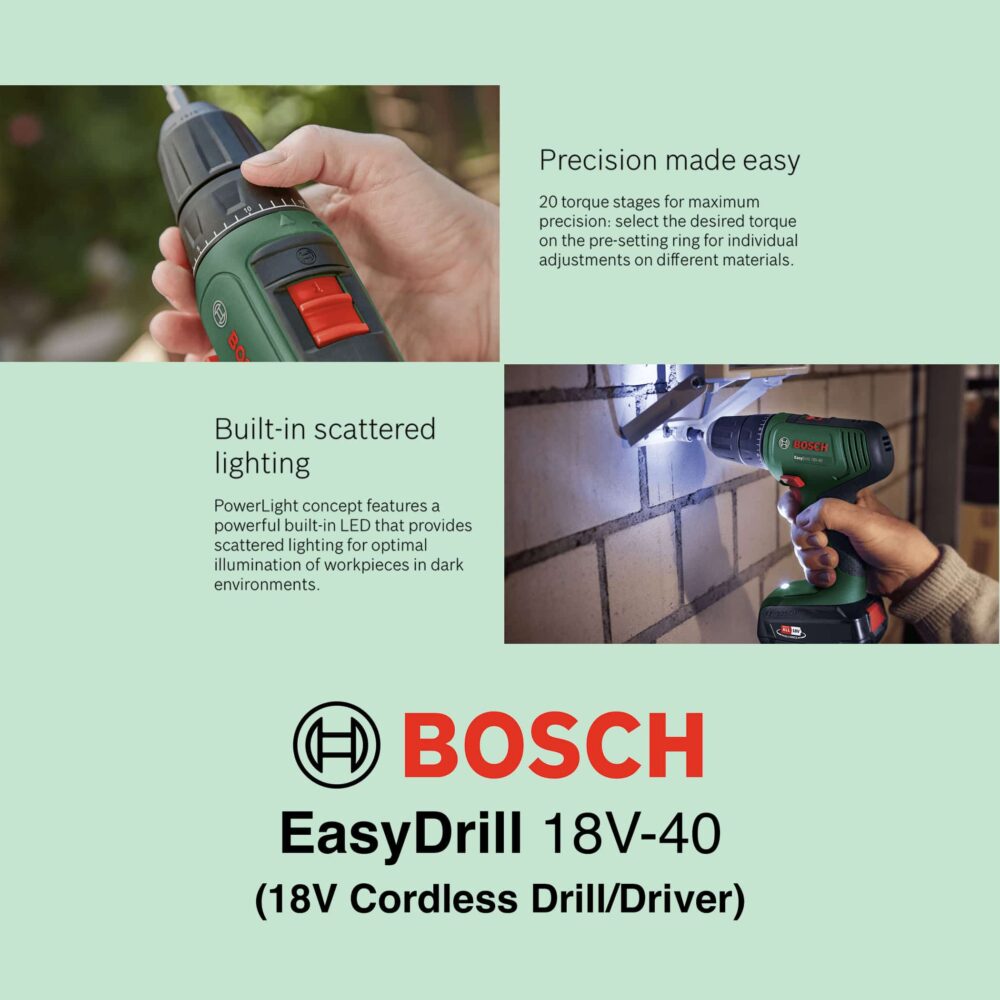 Bosch EasyDrill 18V-40 - Cordless Drill