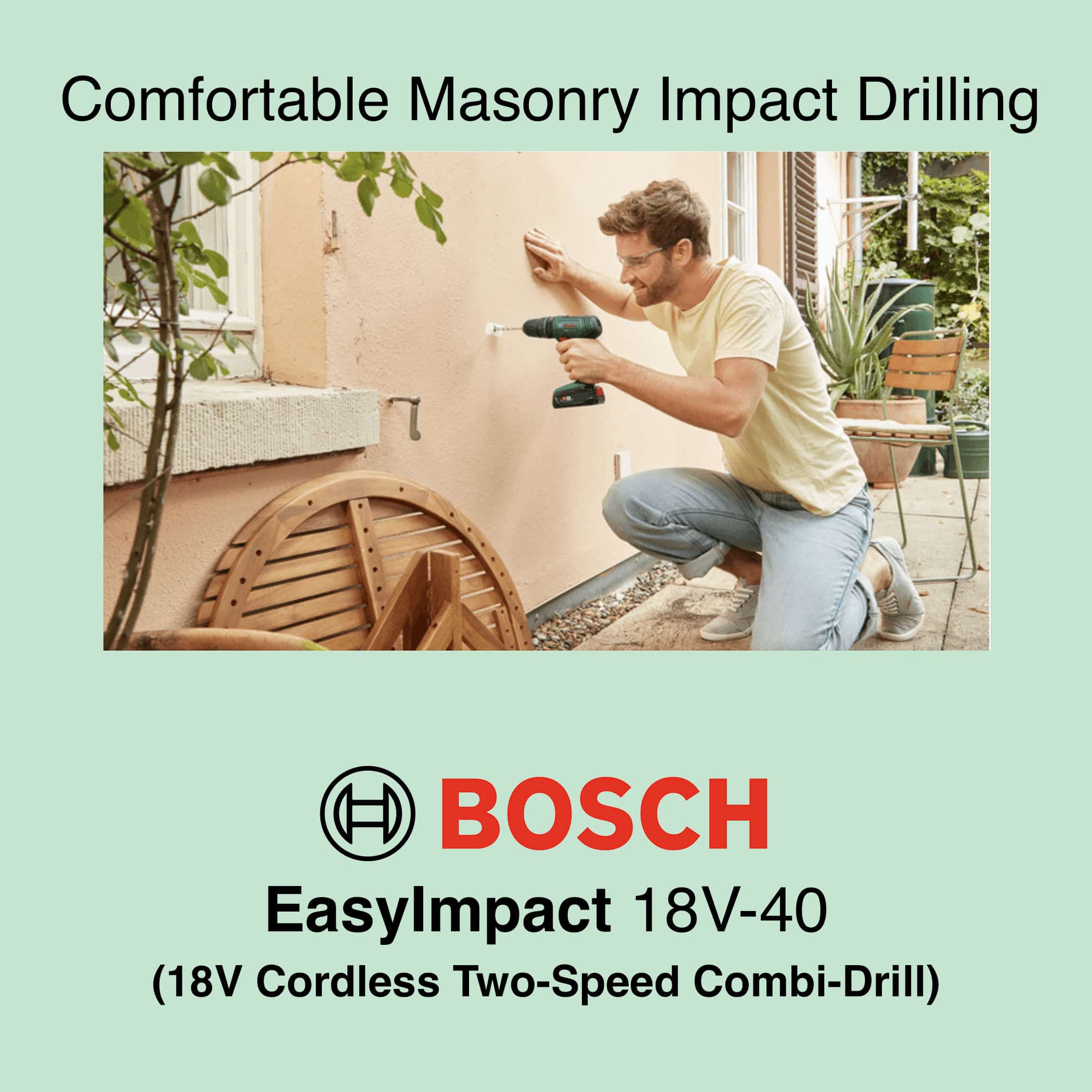 Bosch EasyImpact 18V-40 - Cordless Combi Drill - Image 5