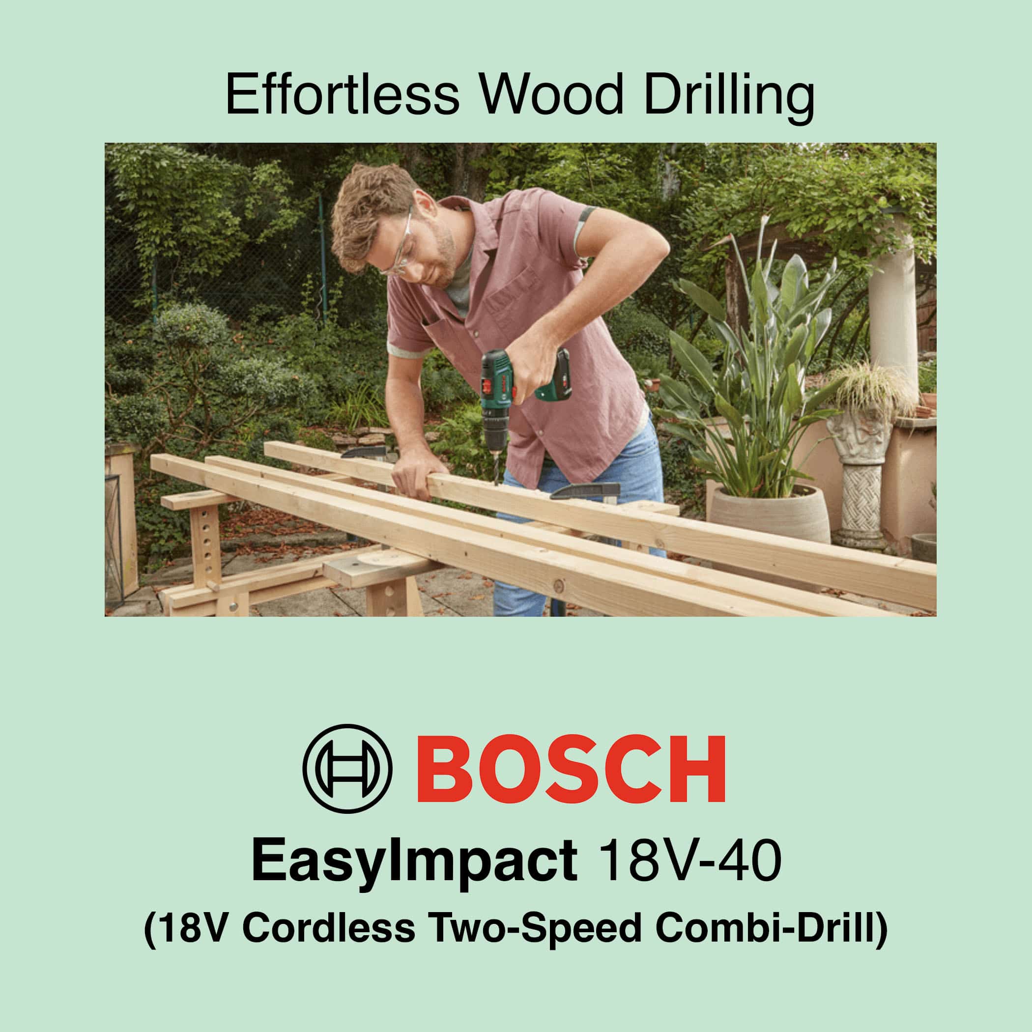 Bosch EasyImpact 18V-40 - Cordless Combi Drill - Image 7