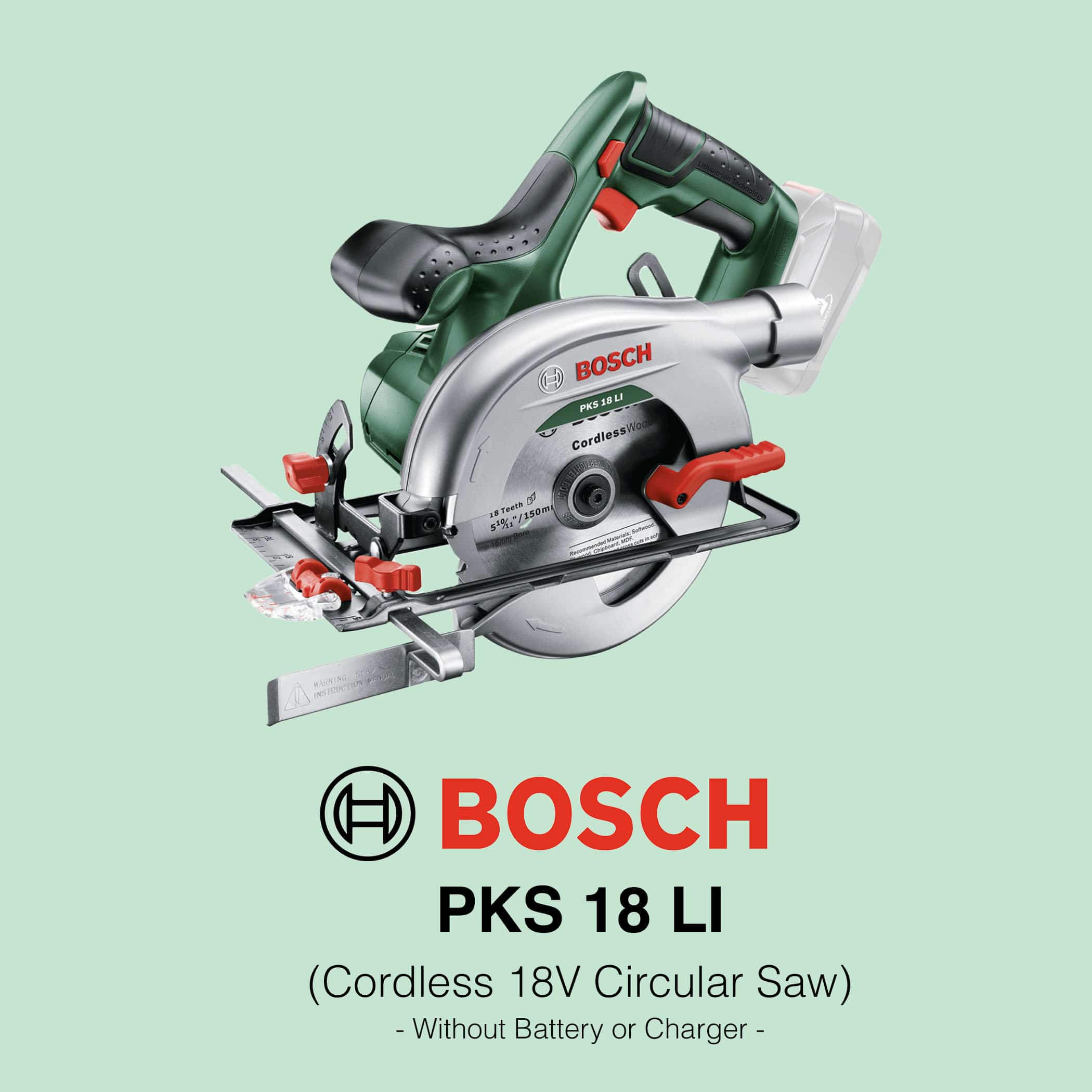 Bosch PKS 18 LI - Cordless Circular Saw - Image 2