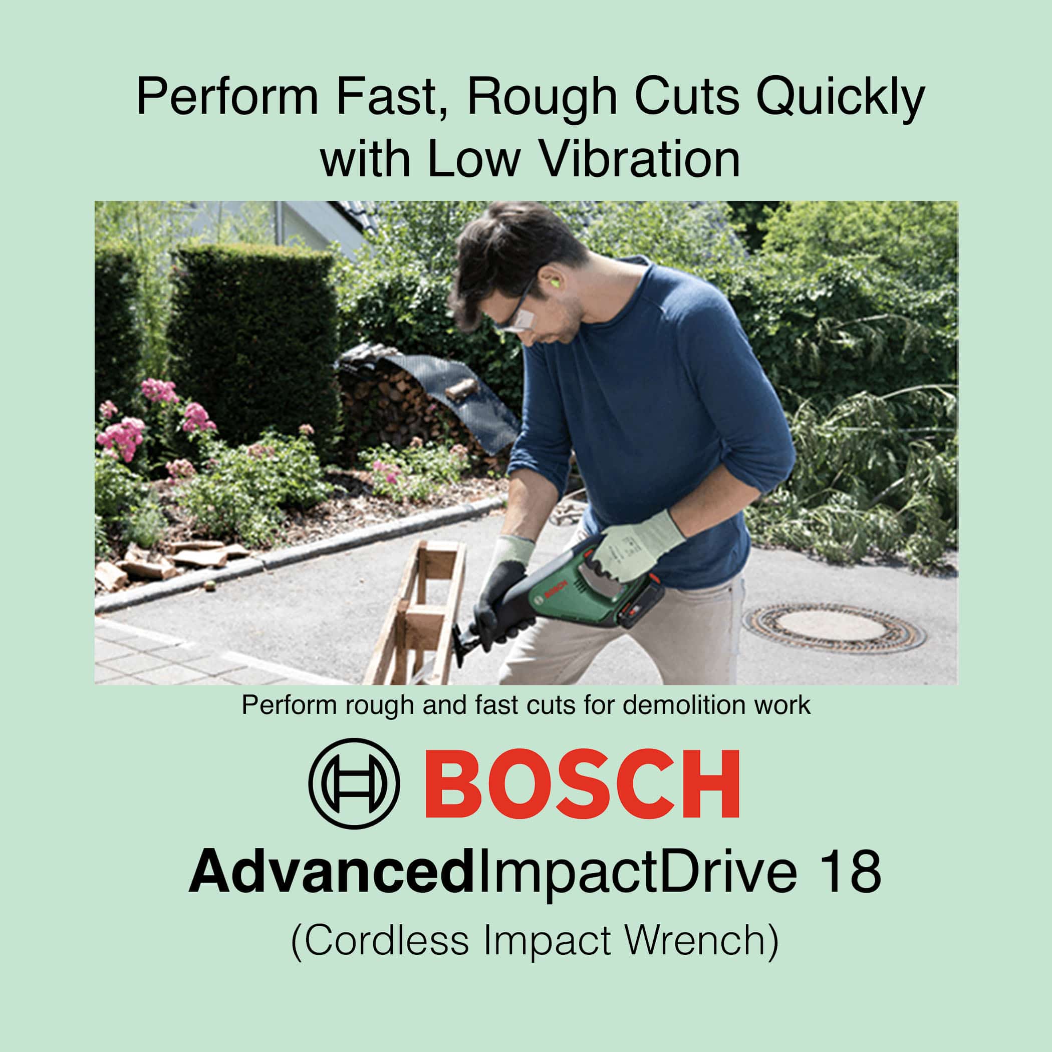 Bosch AdvancedRecip 18 - Cordless Reciprocating Saw - Image 3