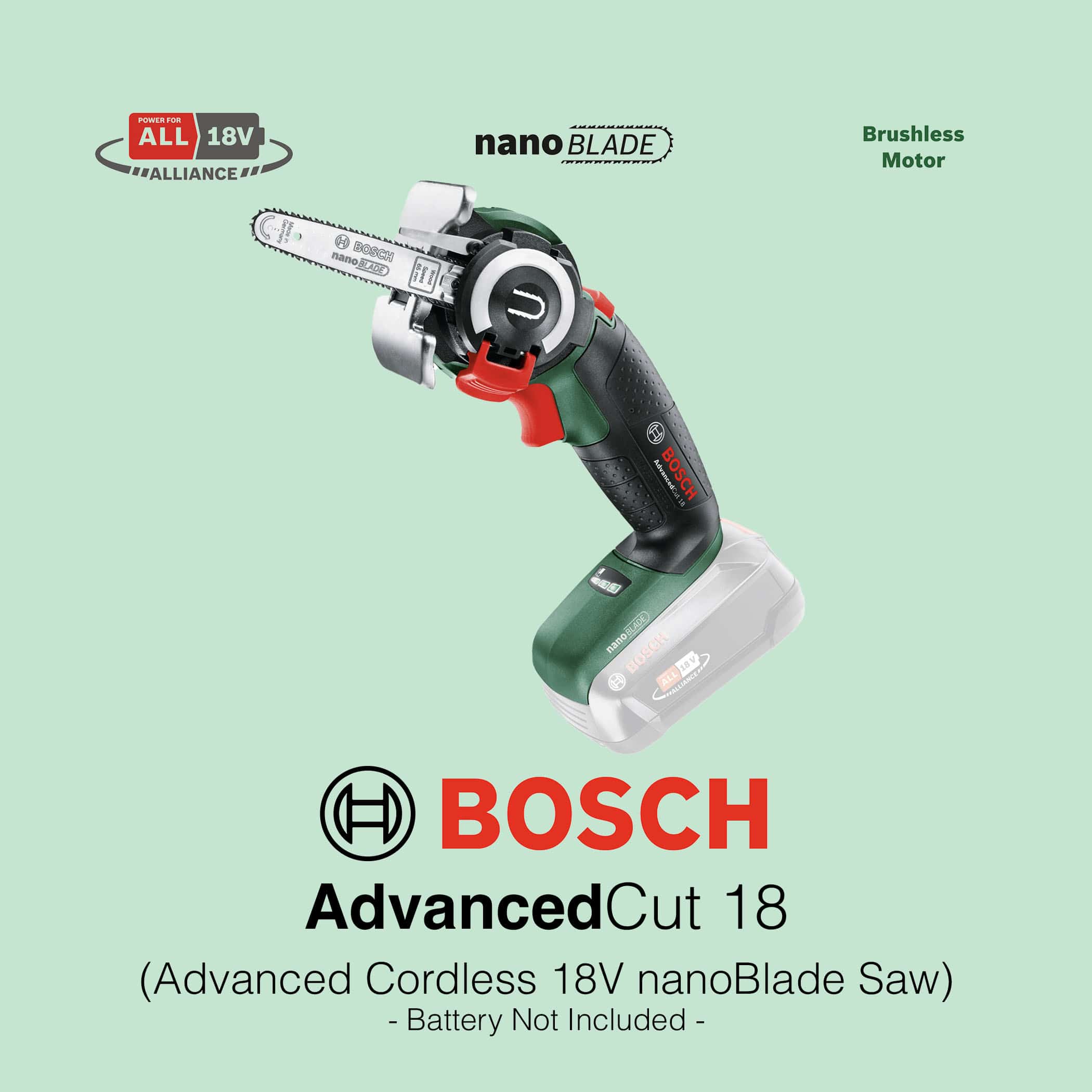 Bosch AdvancedCut 18 - Cordless nanoBlade Saw - Image 2