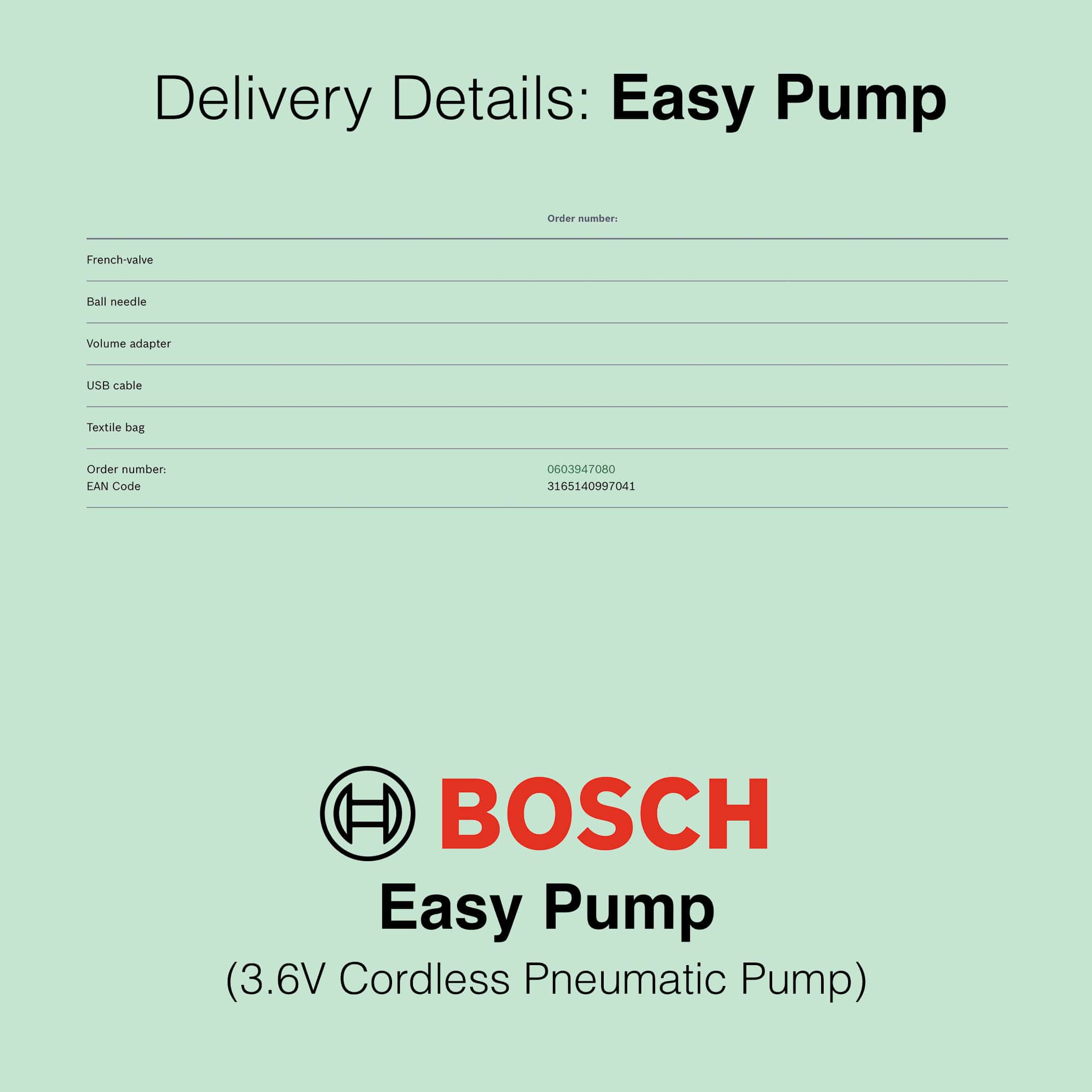 Bosch EasyPump - Cordless Pneumatic Pump - Image 9