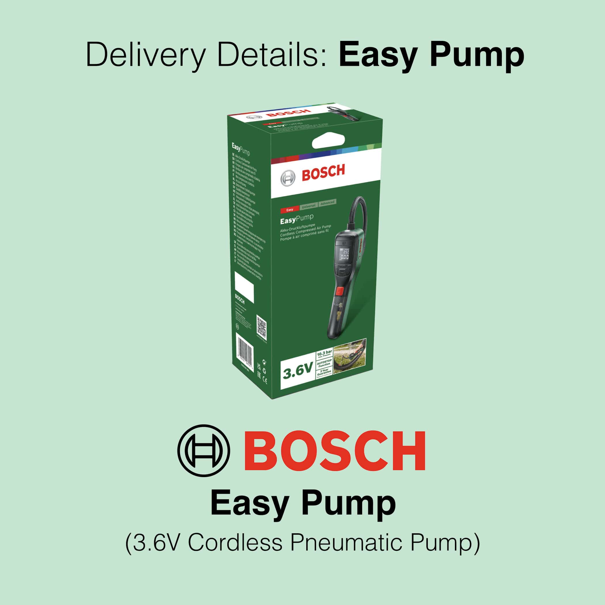Bosch EasyPump - Cordless Pneumatic Pump - Image 10