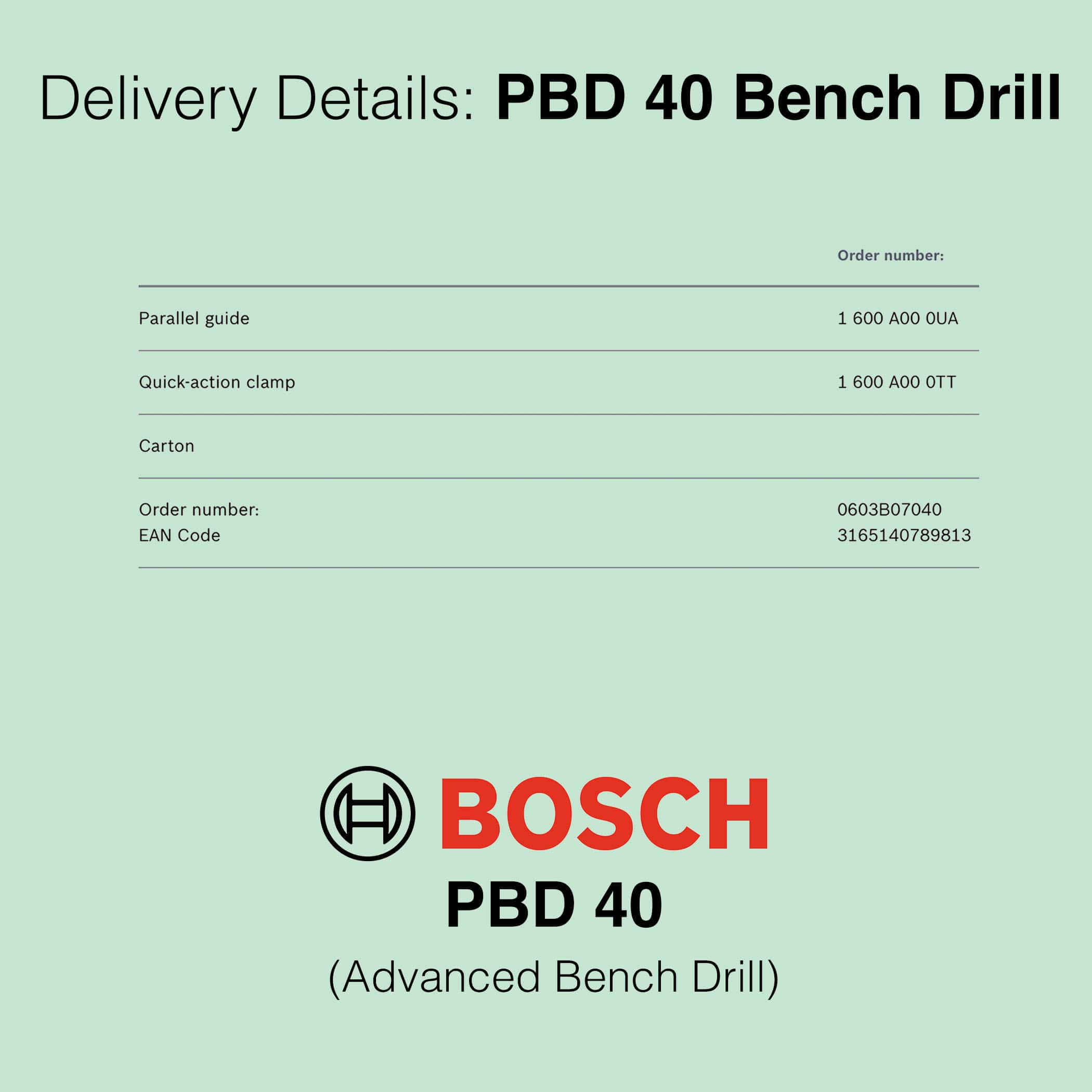 Bosch PBD 40 - Bench Drill - Image 9