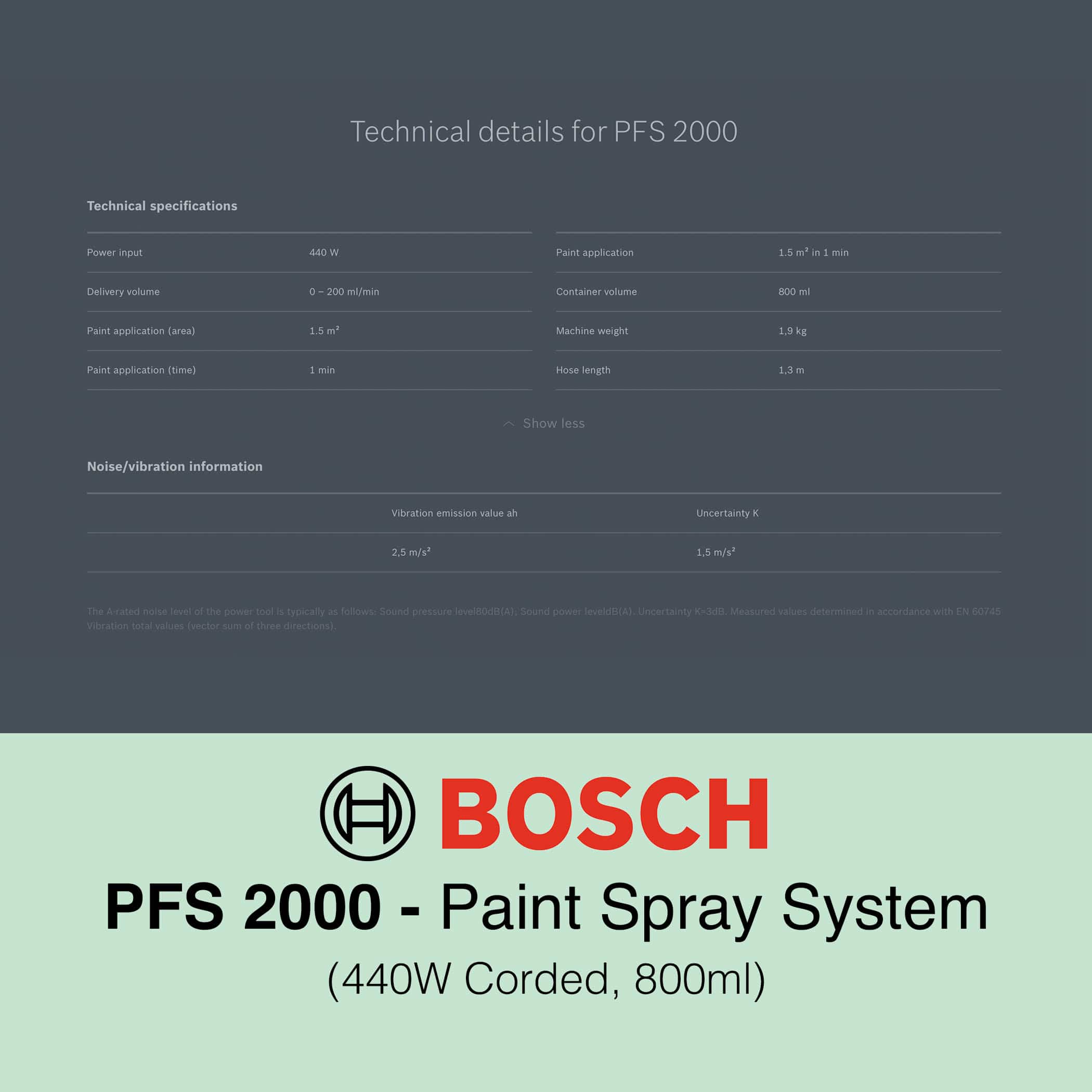 Bosch PFS 2000 - Paint Sprayer - Image 13