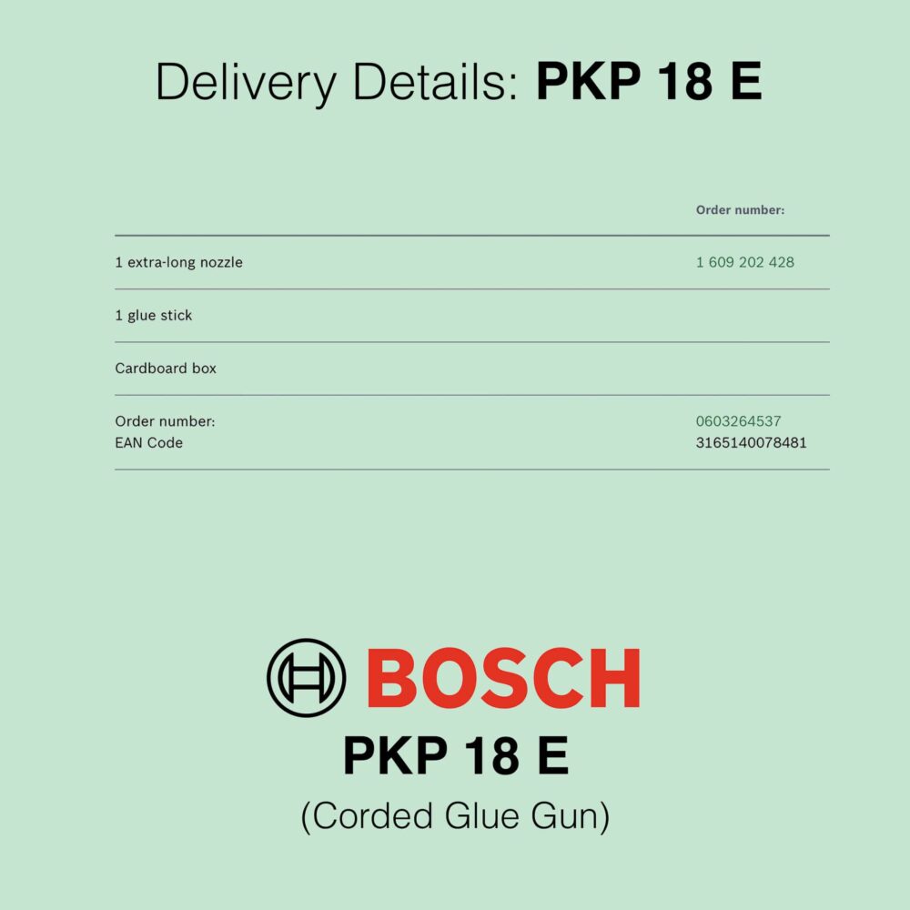 Bosch PKP 18 E Corded Glue Gun