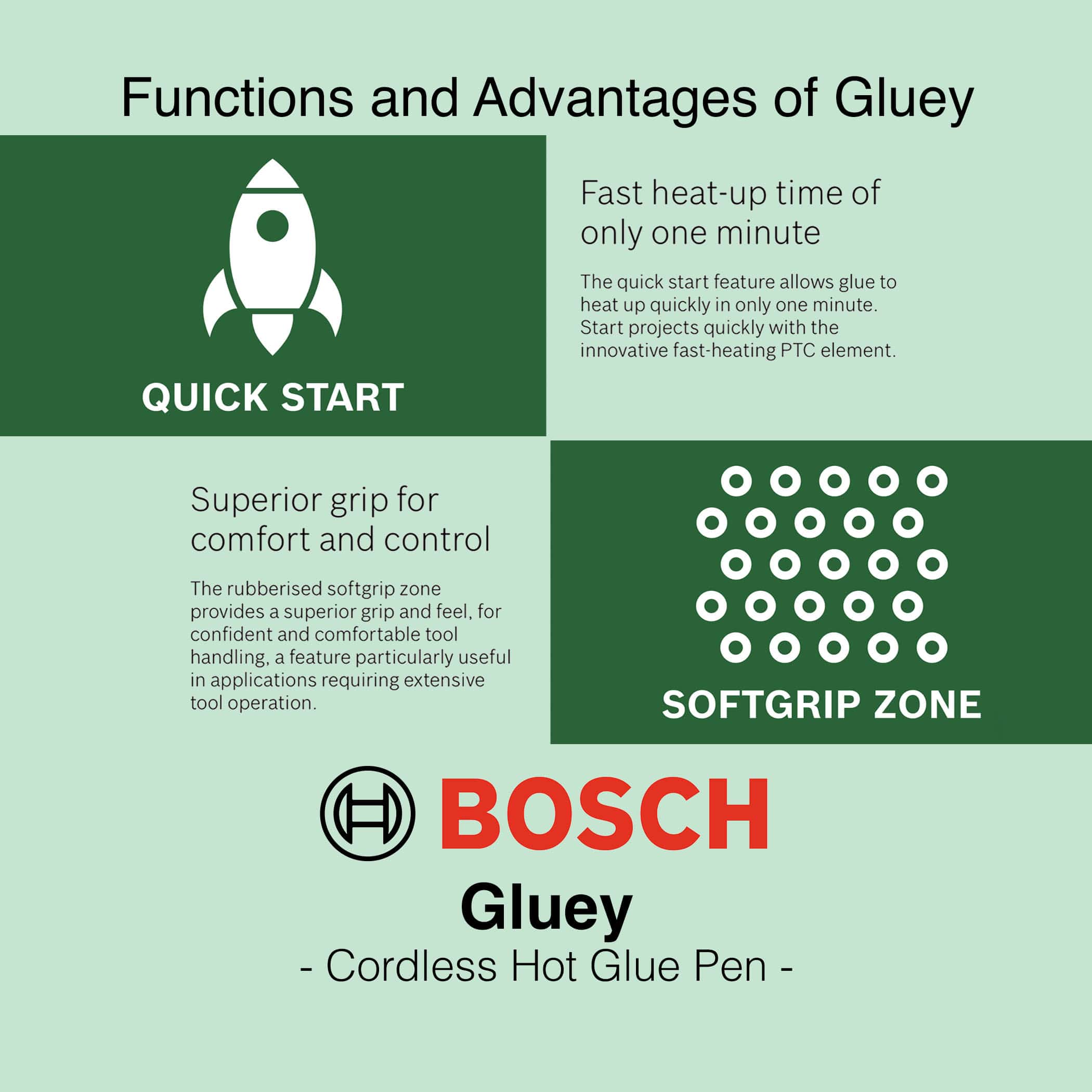 Bosch Gluey Cordless Hot Glue Pen - Image 16