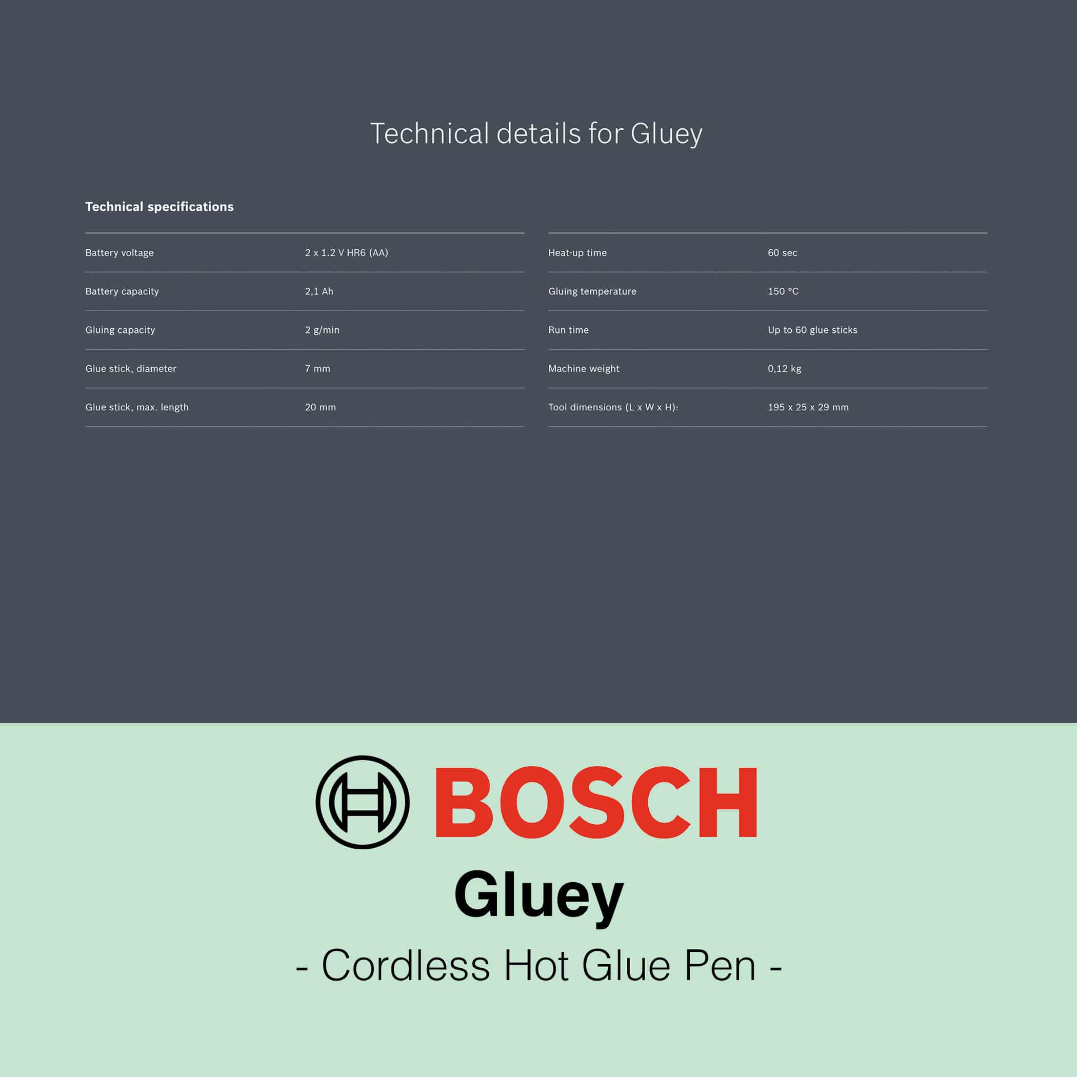 Bosch Gluey Cordless Hot Glue Pen - Image 17