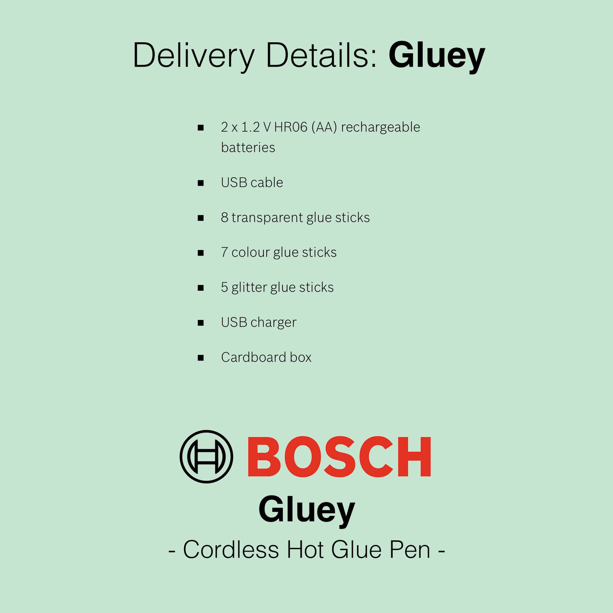 Bosch Gluey Cordless Hot Glue Pen - Image 18
