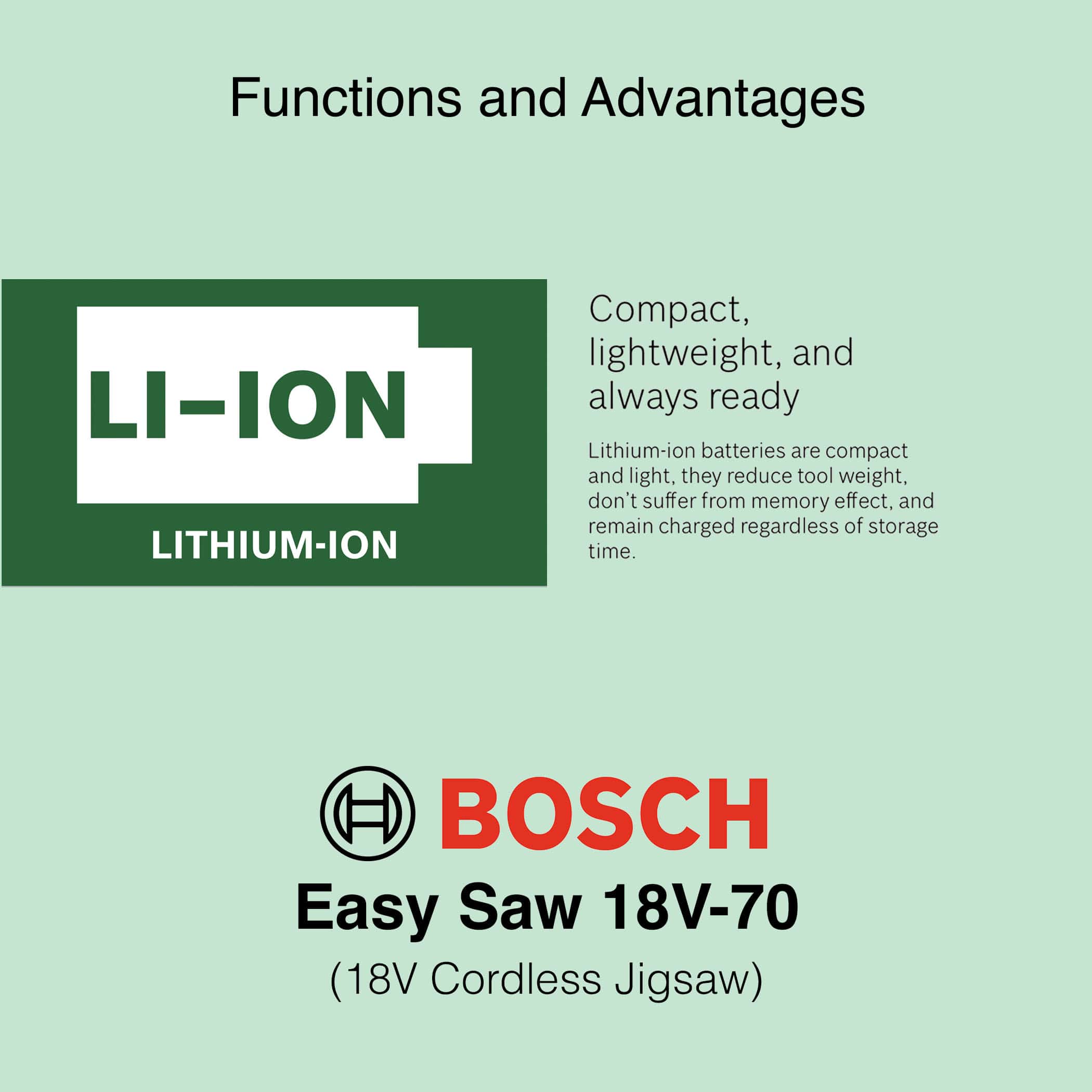 Bosch EasySaw 18V-70 - Cordless Jigsaw - Image 14