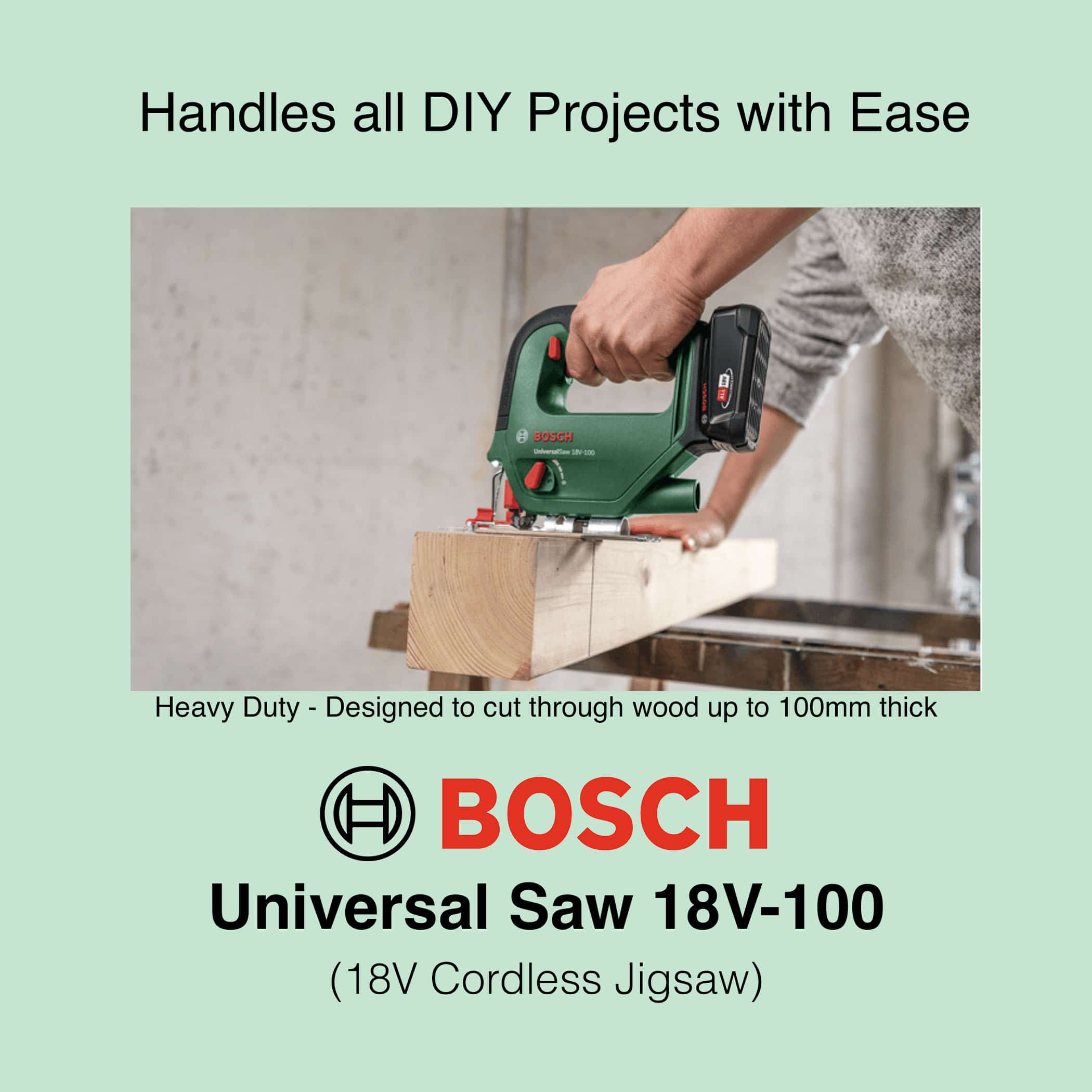 Bosch UniversalSaw 18V-100 - Cordless Jigsaw - Image 4