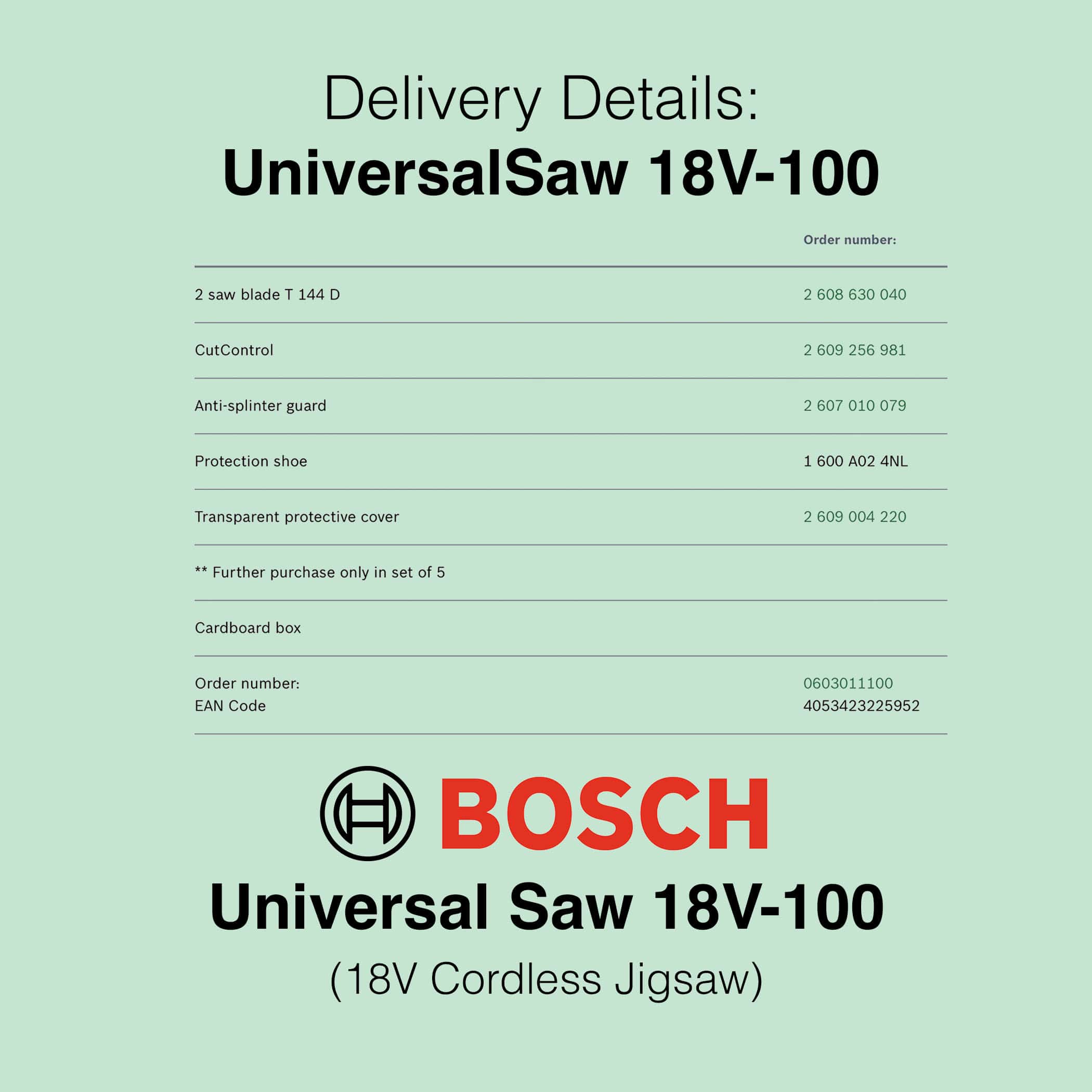 Bosch UniversalSaw 18V-100 - Cordless Jigsaw - Image 17