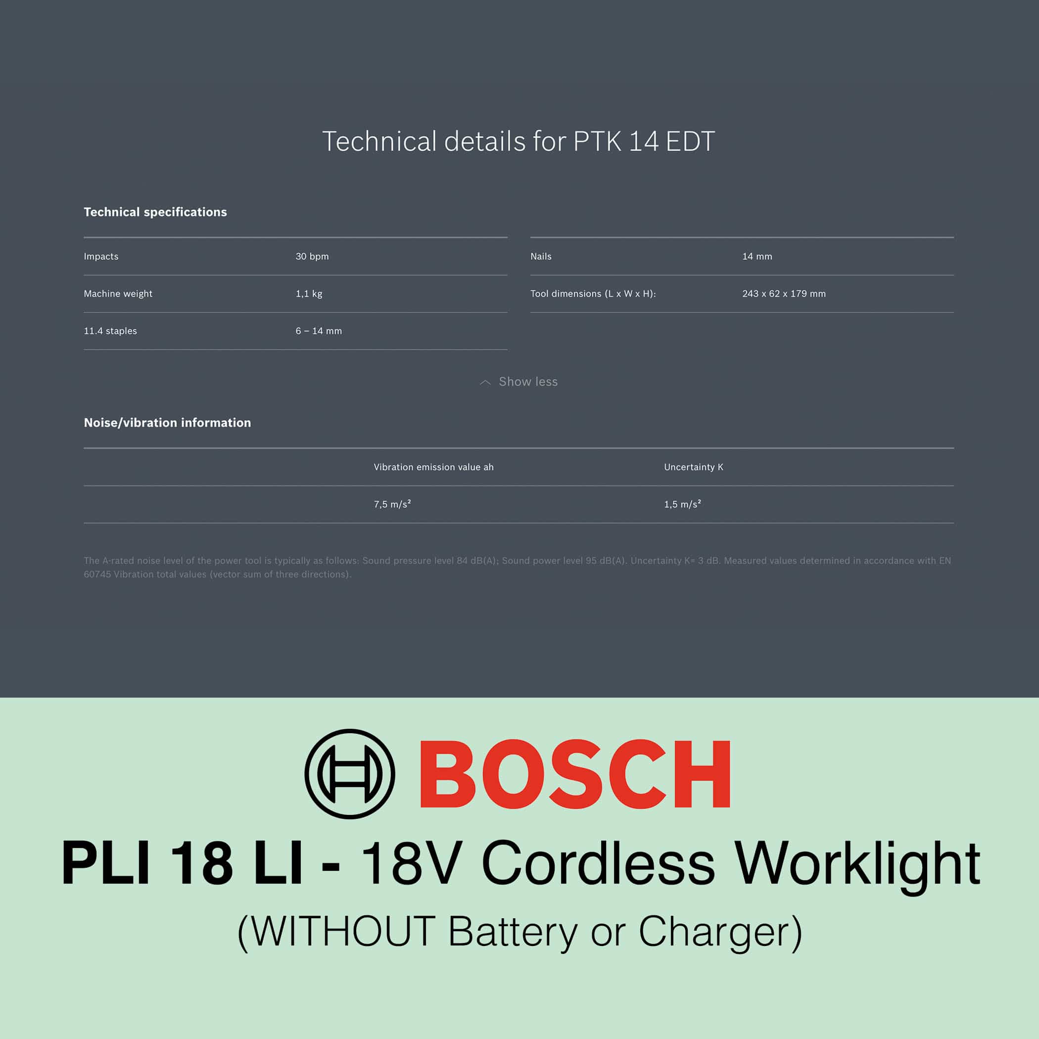 Bosch PTK 14 EDT - Corded Tacker - Image 12