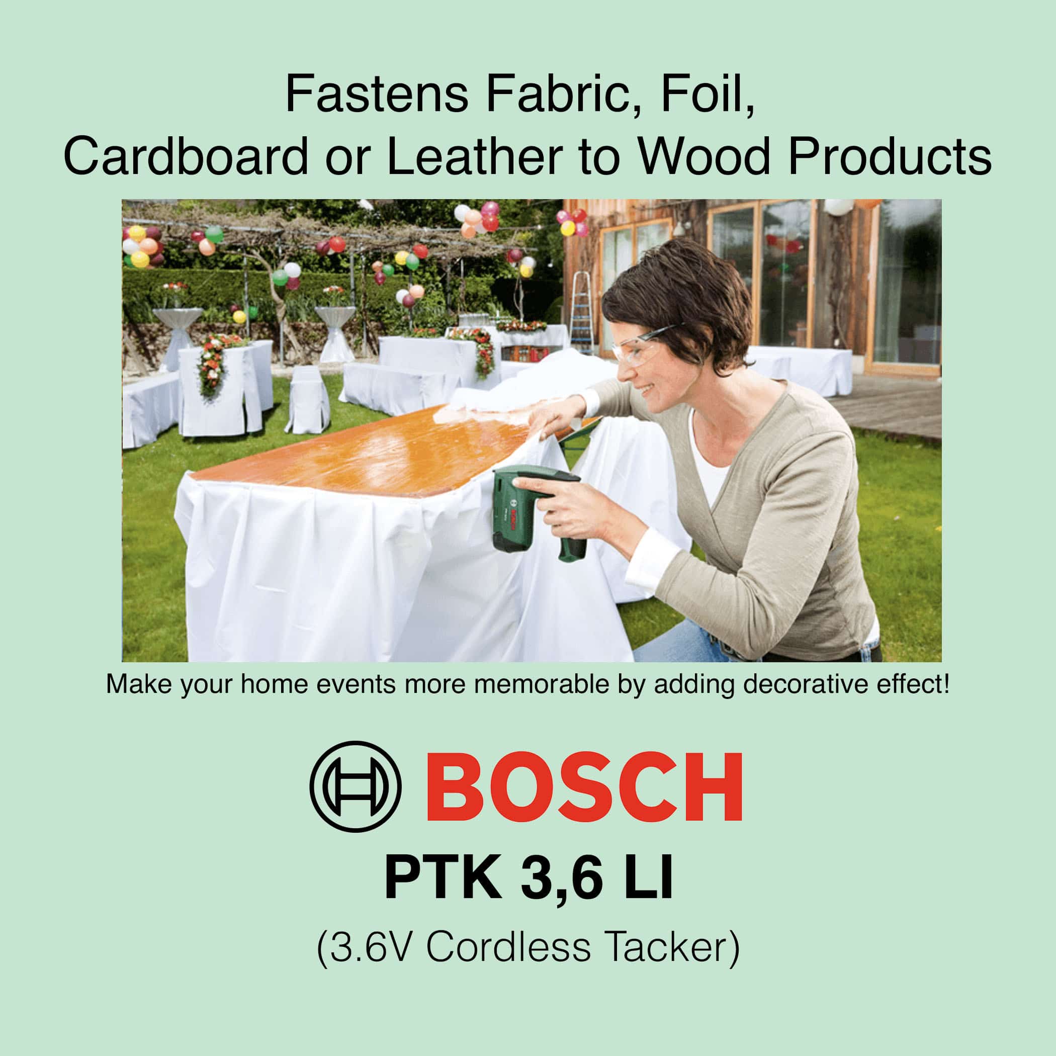 Bosch PTK 3.6 LI - Cordless Tacker - Image 5